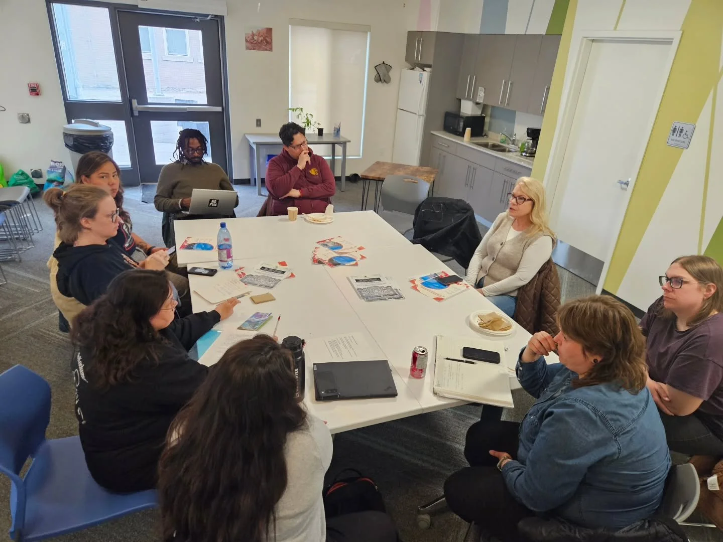 Thank you to everybody who came out to our April General Meeting last night to have a conversation with @heritagewpg about historical designations! #winnipeg #history #community