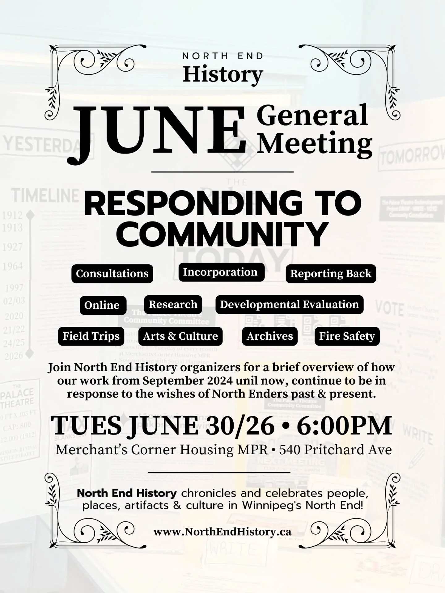 Join North End History organizers for a brief overview of how our work from September 2024 unil now, continue to be in response to the wishes of North Enders past &amp; present. #History #winnipeg #community