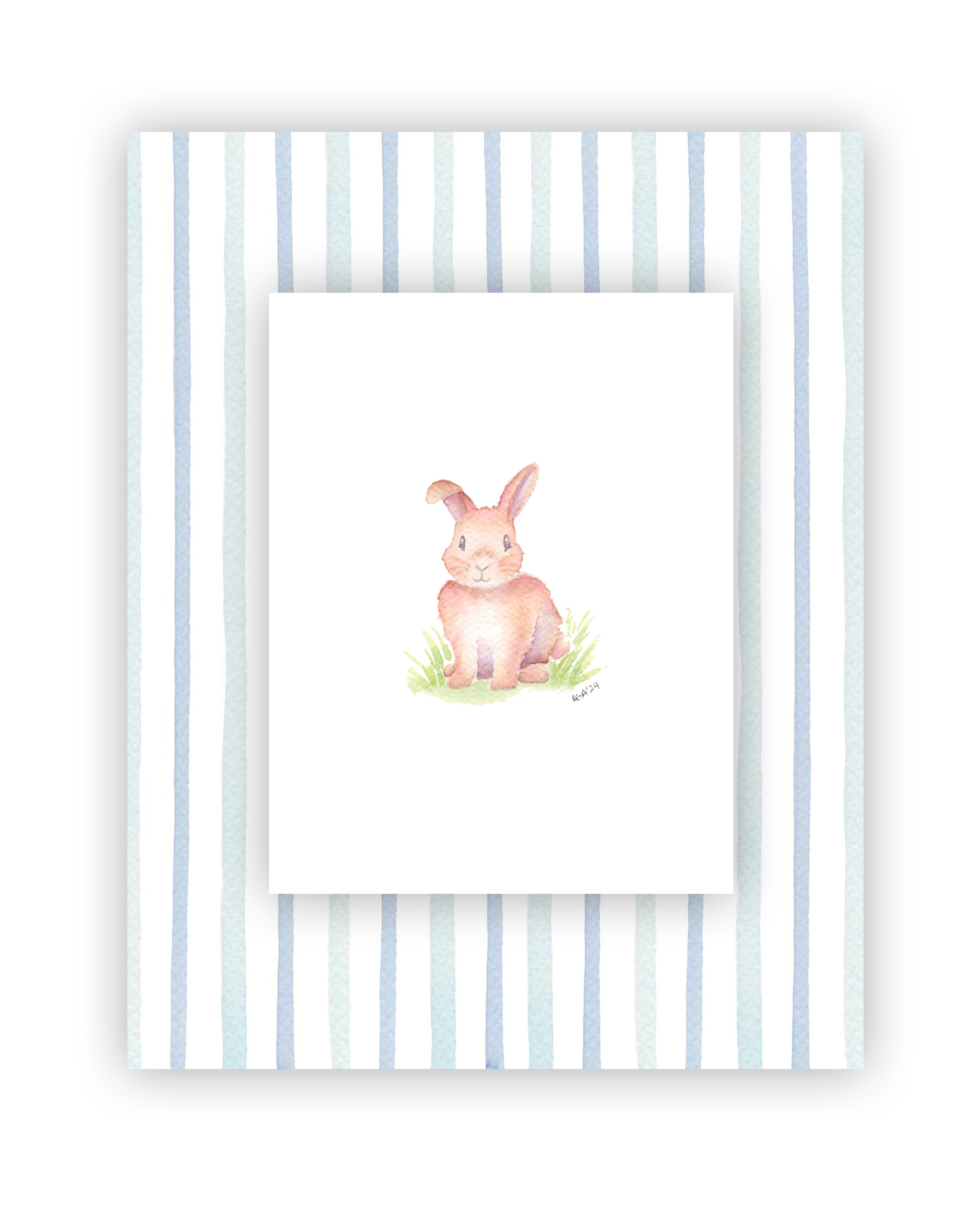 Blue Thin Stripes - Baby Animal 1.png