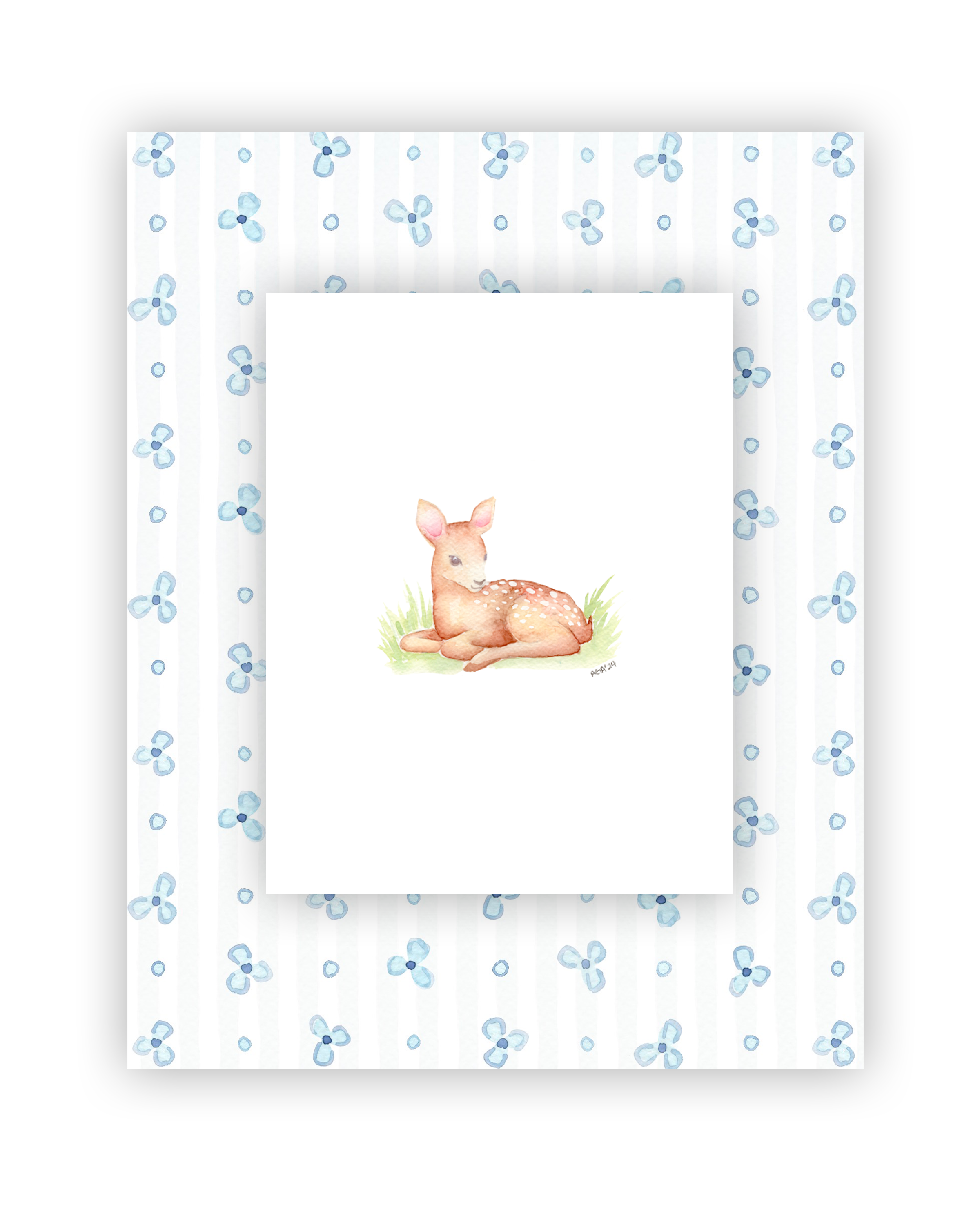 Blue Floral Small - Baby Animal 3.png