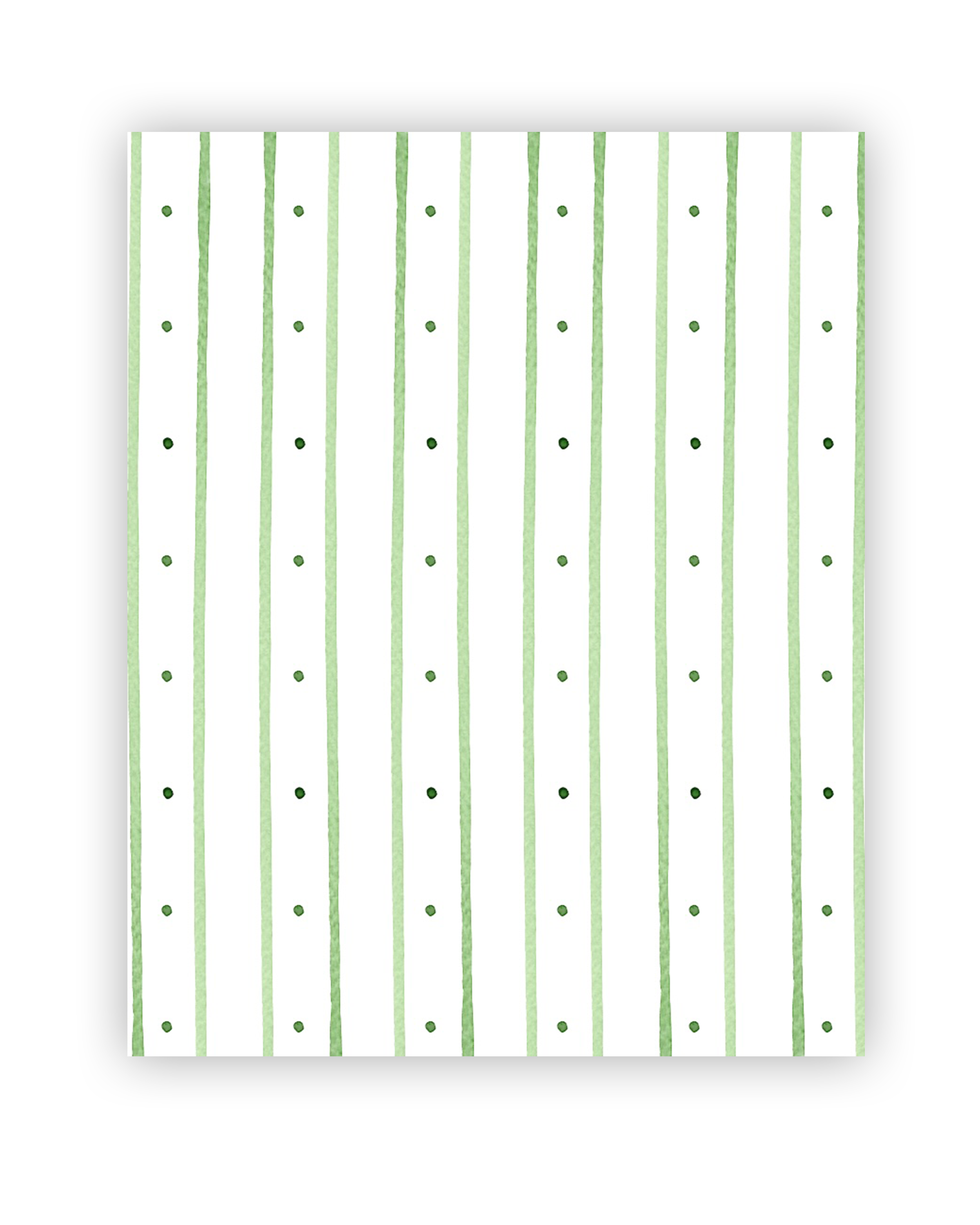 Green Thin Stripes Watercolor Backdrop