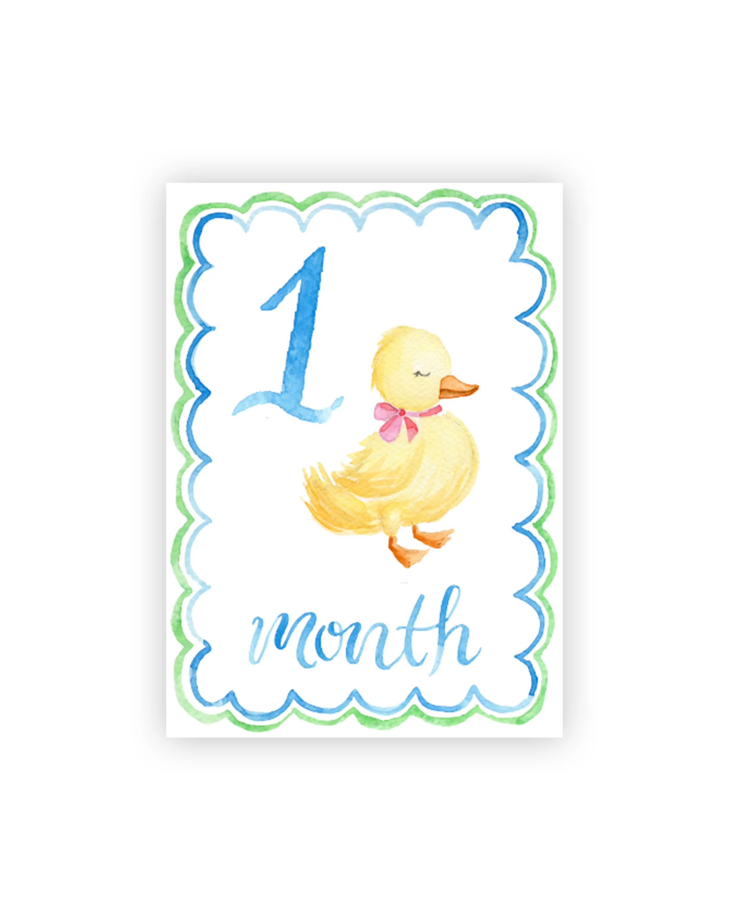 Baby Milestone Cards - Blue