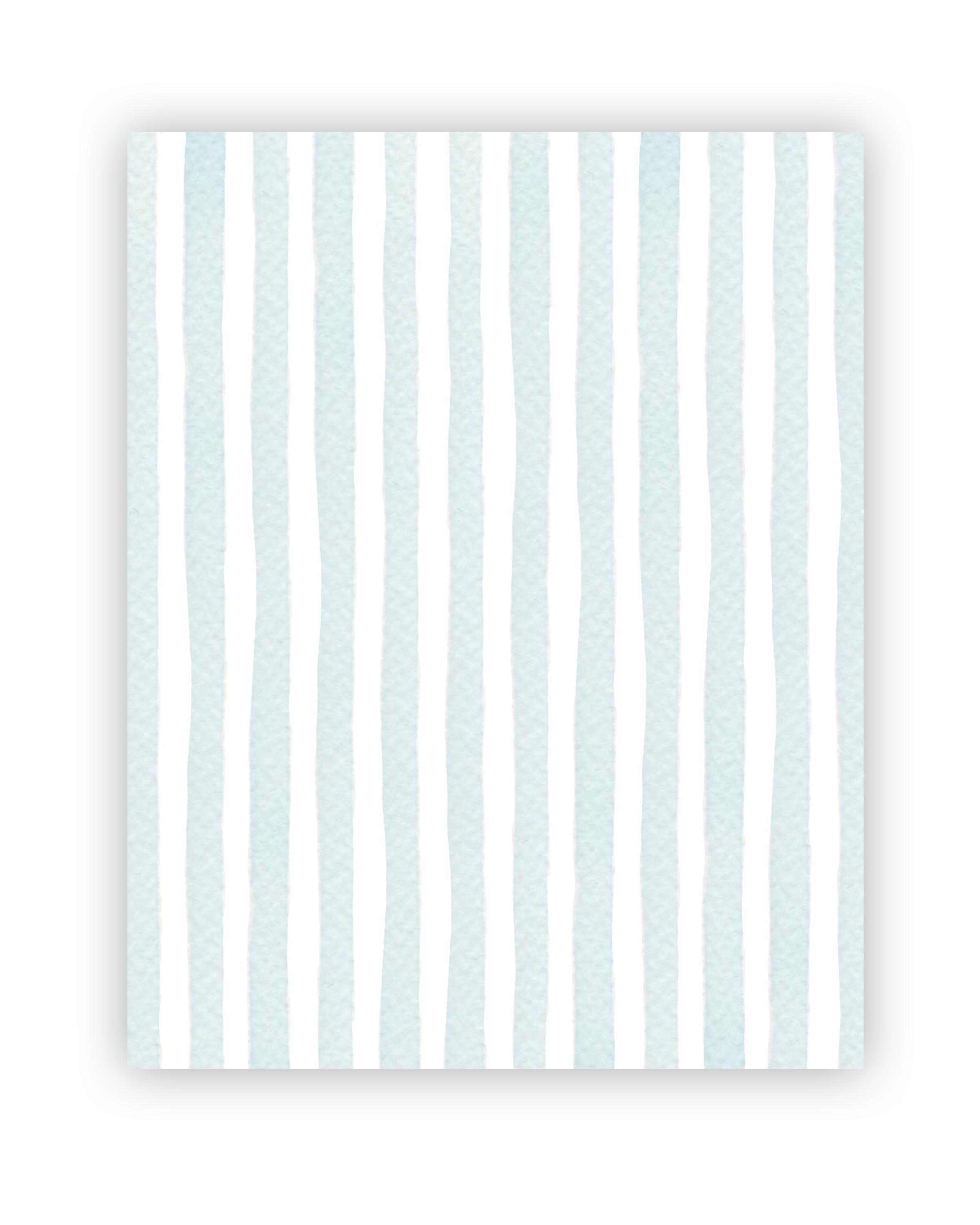 Thick Blue Stripes Watercolor Backdrop