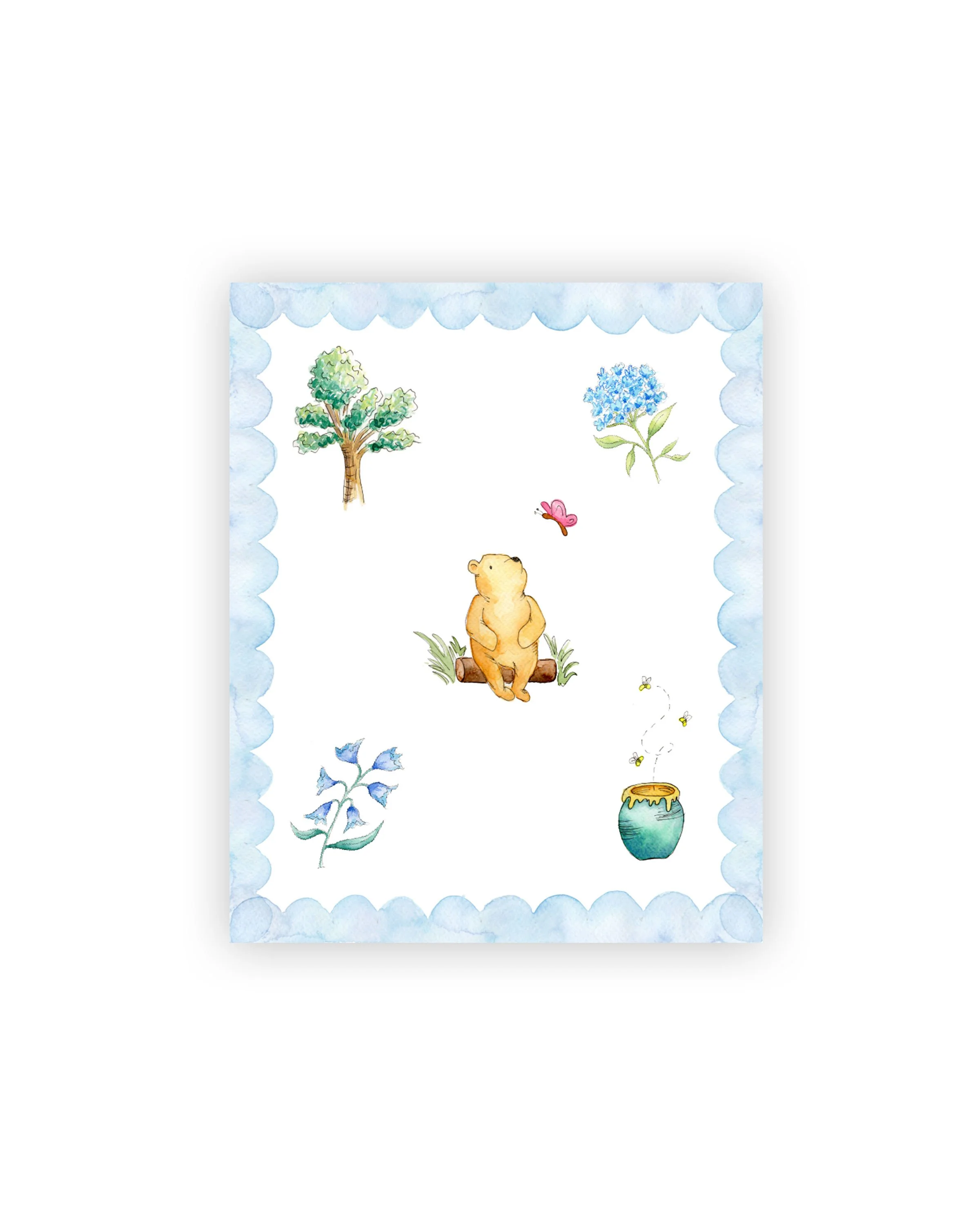 Winnie the Pooh Bordered Print 1