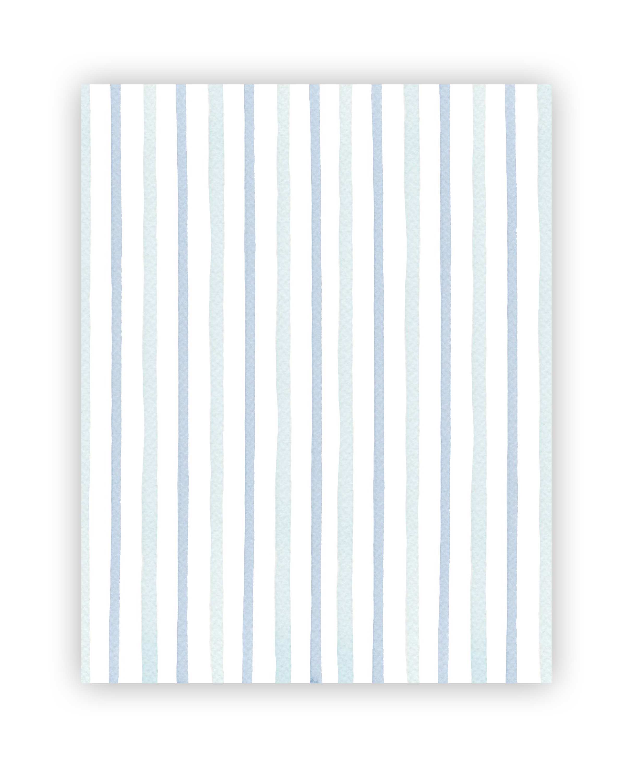 Thin Blue Stripes Watercolor Backdrop