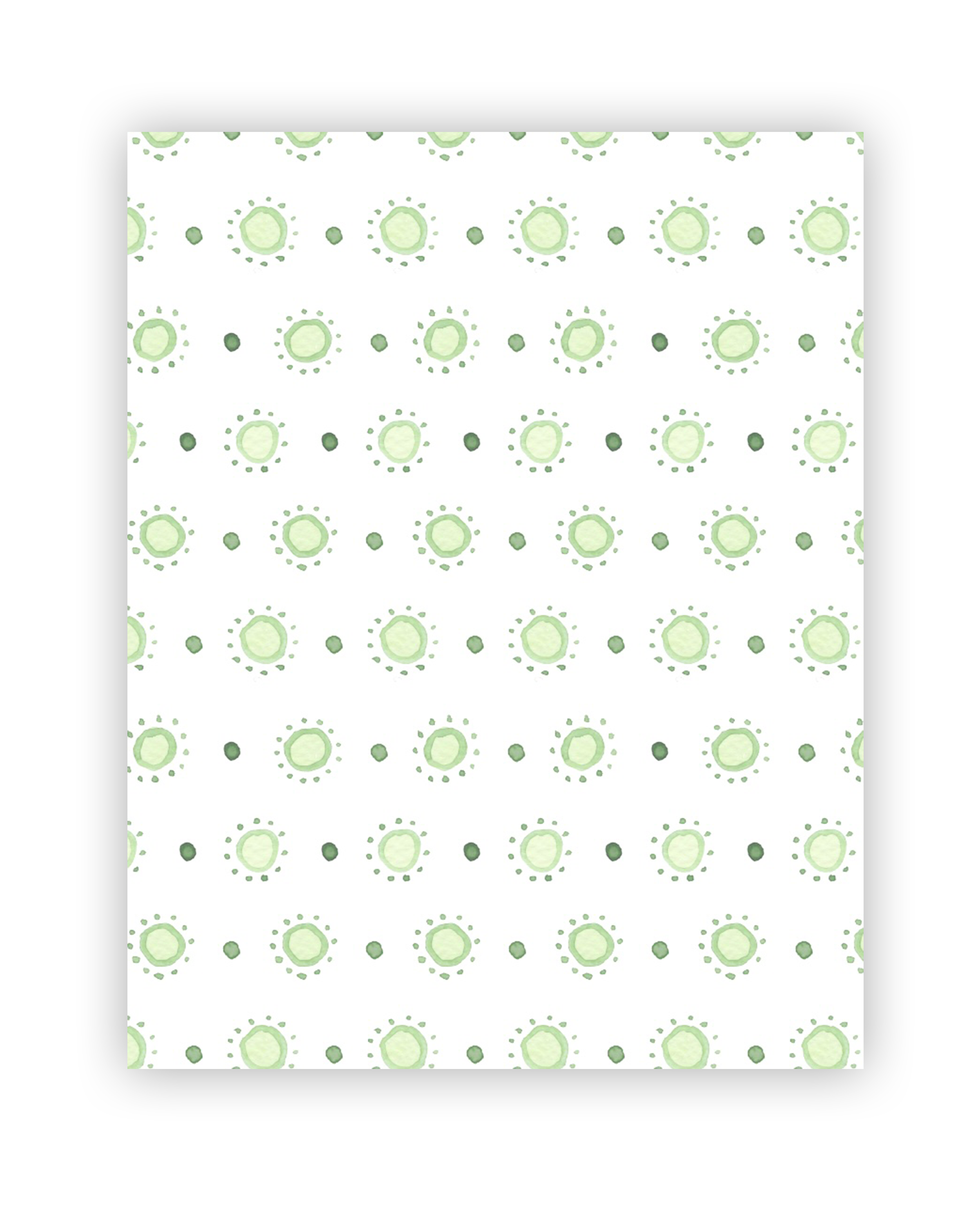 Green Dot Watercolor Backdrop