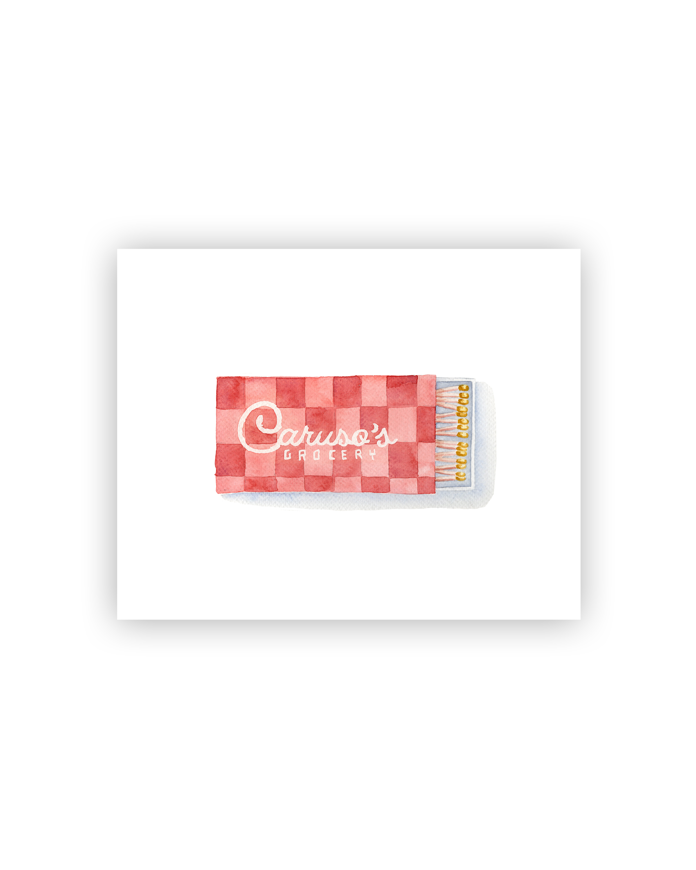Caruso's Grocery Matchbox