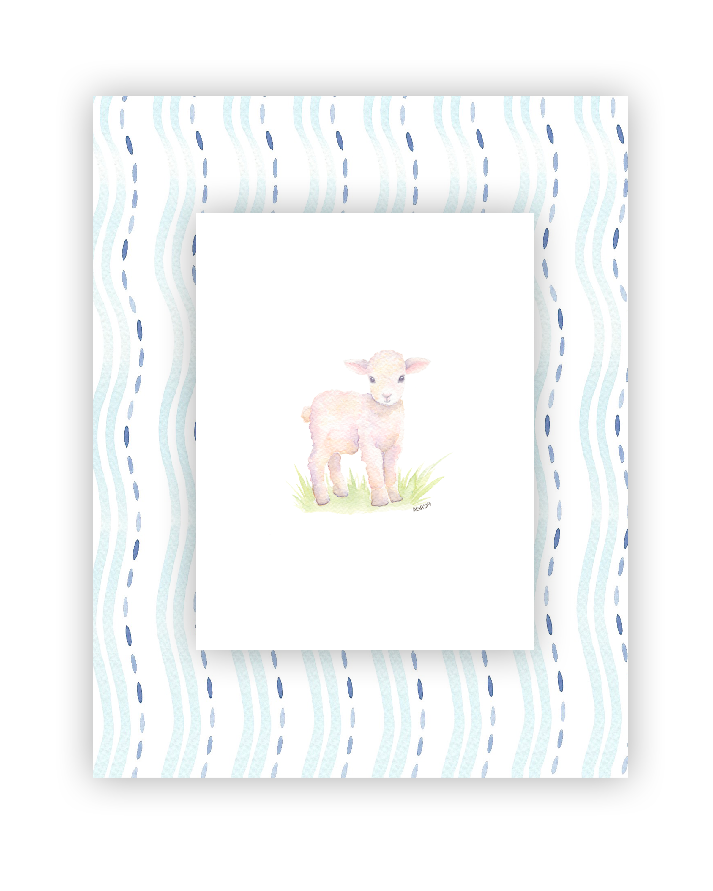 Blue Thin Waves - Baby Animal 2.png
