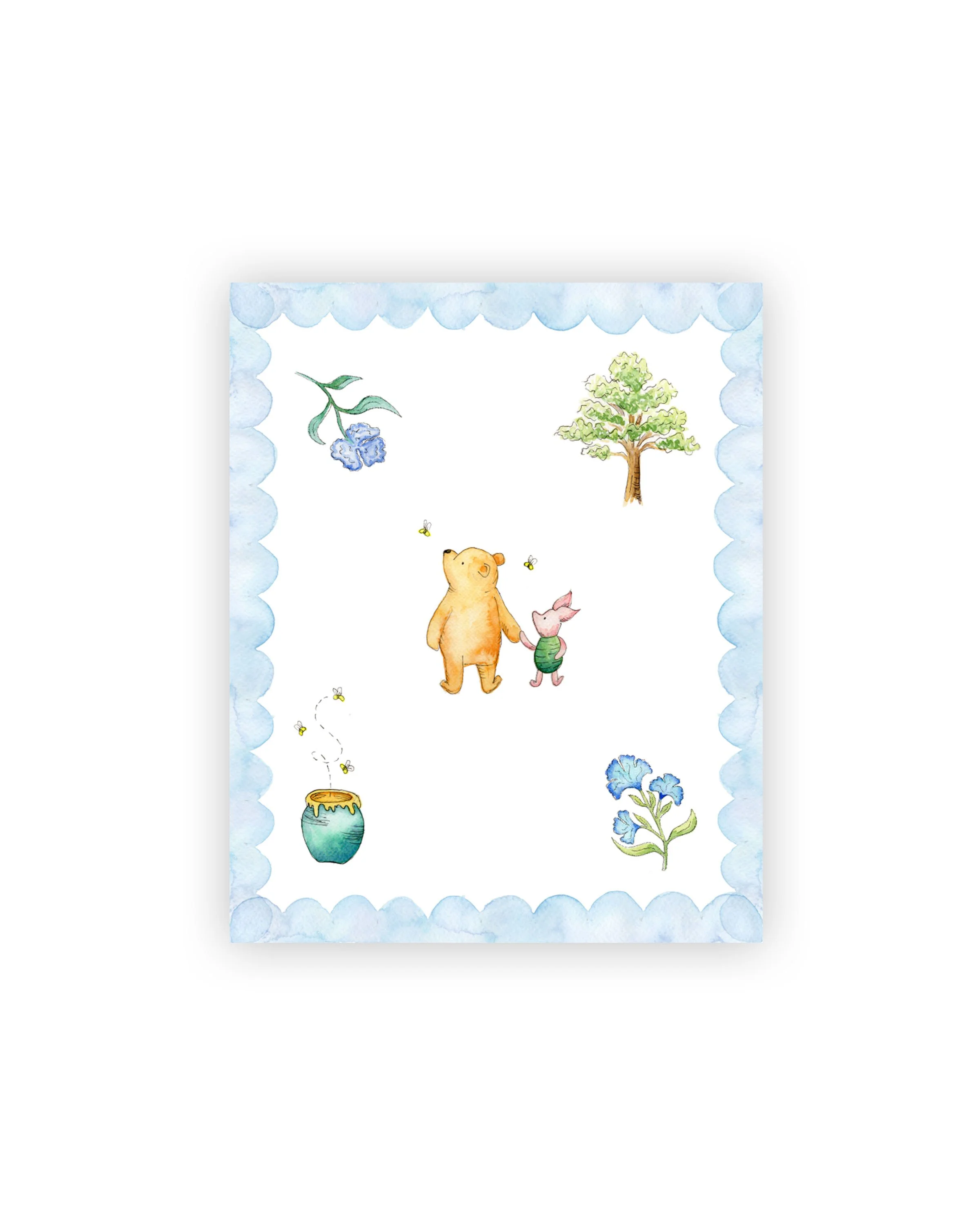 Winnie the Pooh Bordered Print 2