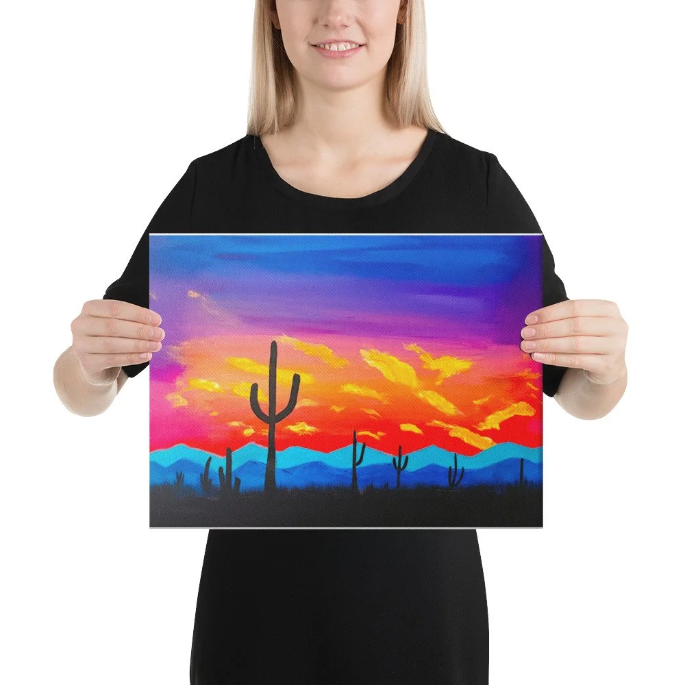 Desert Landscape (Canvas)