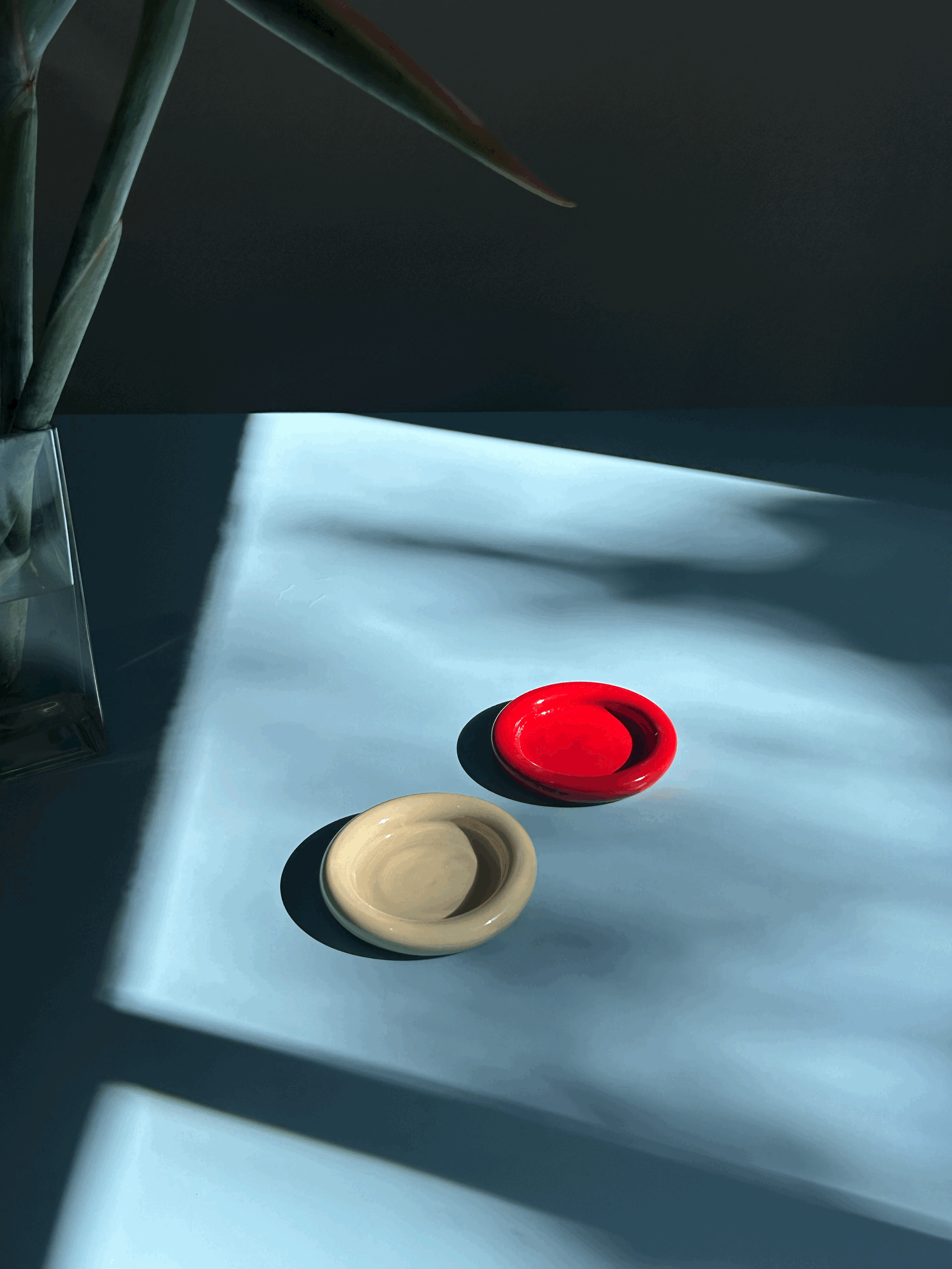 Donut trinket dish - RED