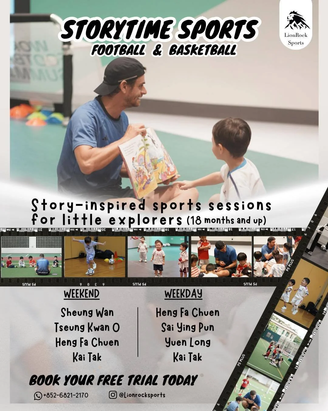 The response to our Storytime Sports series has been incredible&mdash;and we&rsquo;re delighted to announce that even more classes are now available! 🎉

We&rsquo;re expanding month by month, with a brand-new indoor weekend venue on Hong Kong Island,
