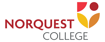 Norquest College logo with stylized abstract symbol in red, yellow, and brown.