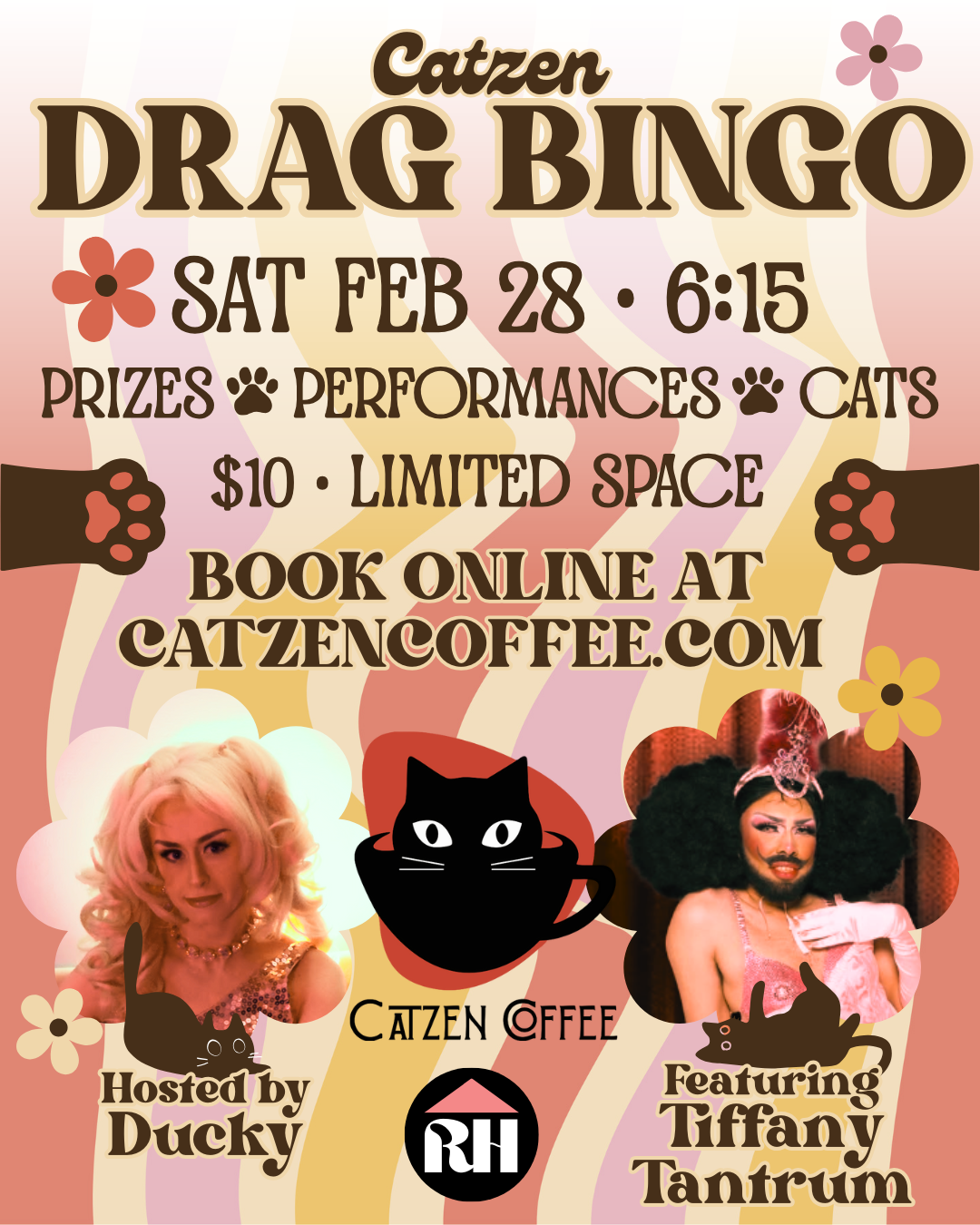 DRAG BINGO @ CATZEN COFFEE