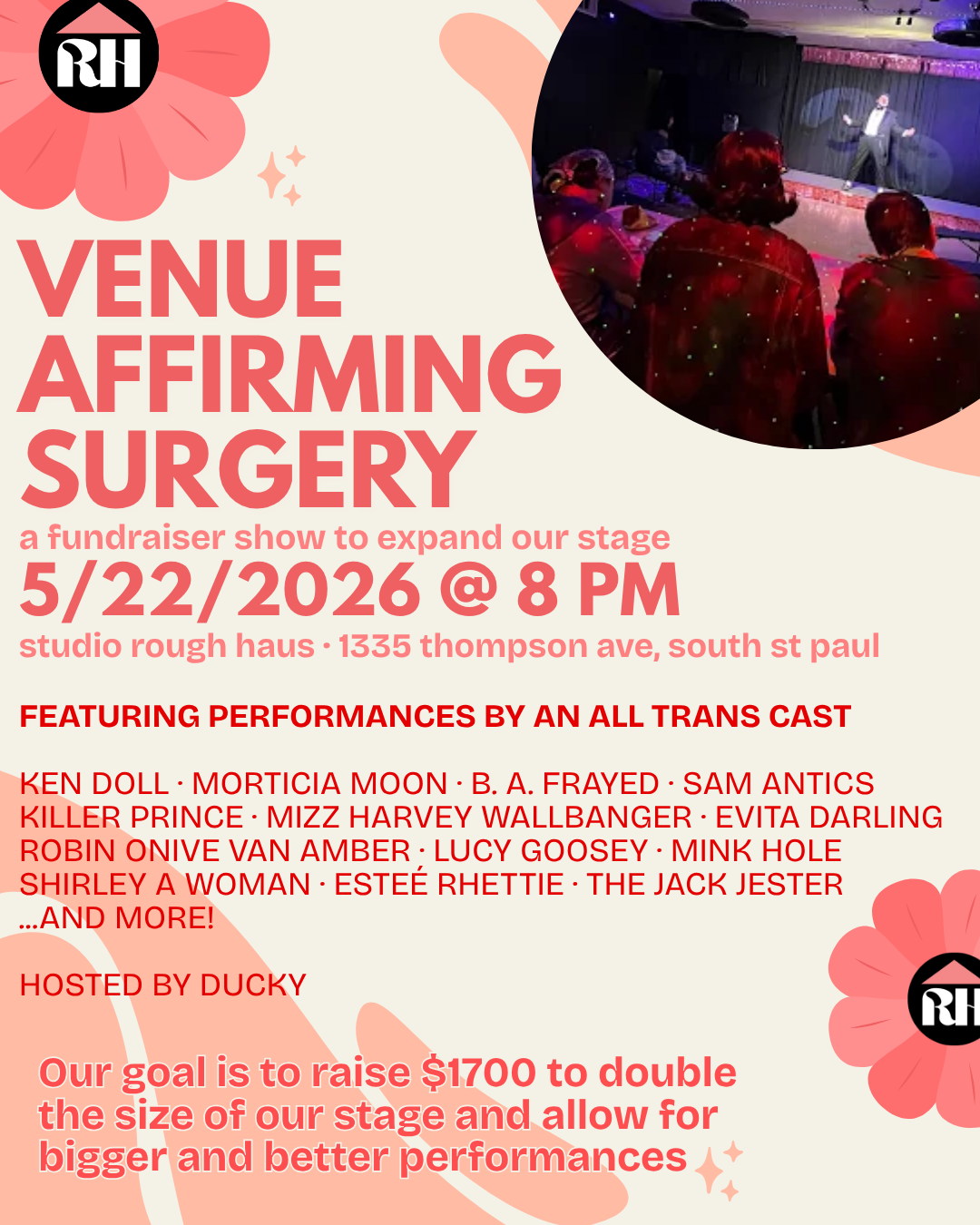 Venue Affirming Surgery- Fundraiser