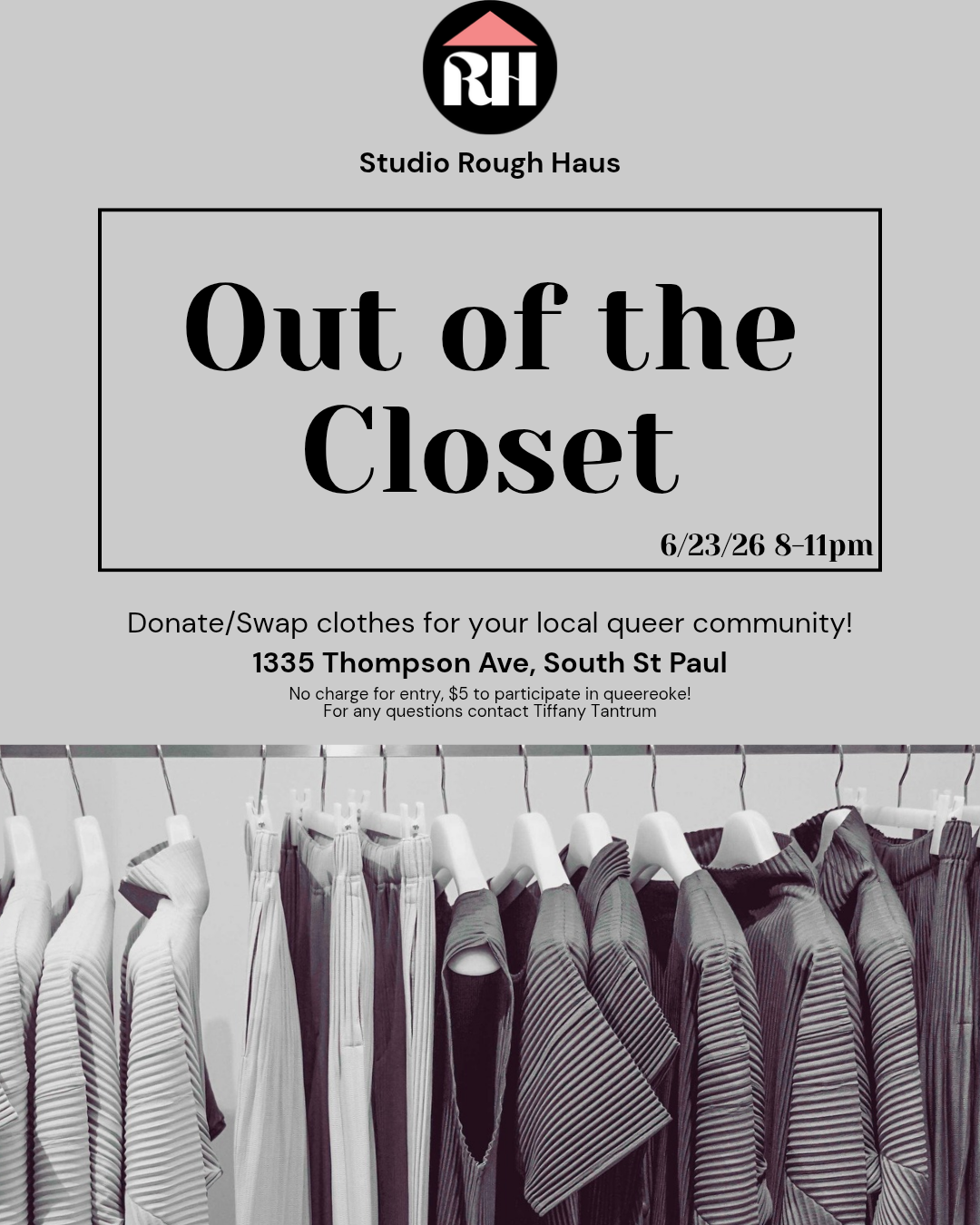 Out of the Closet Clothing Swap