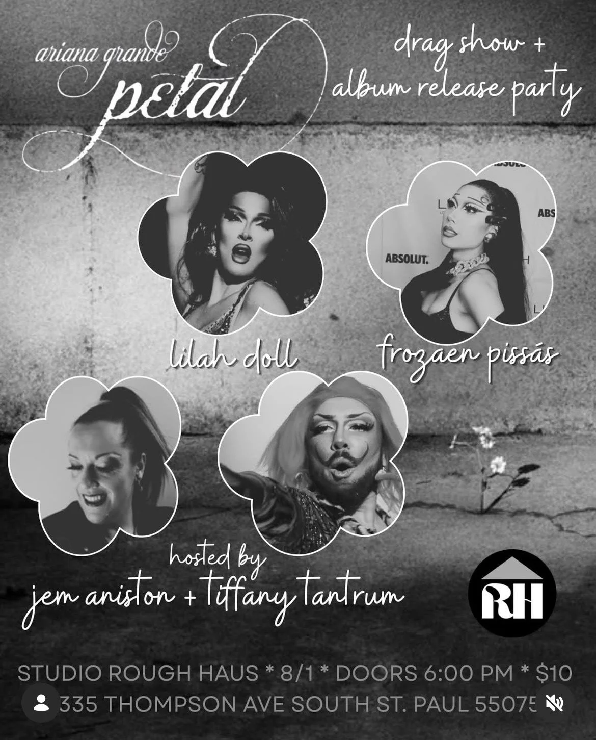 ‧₊˚❀༉‧₊˚.petal‧₊˚❀༉‧₊˚. drag show & album release party