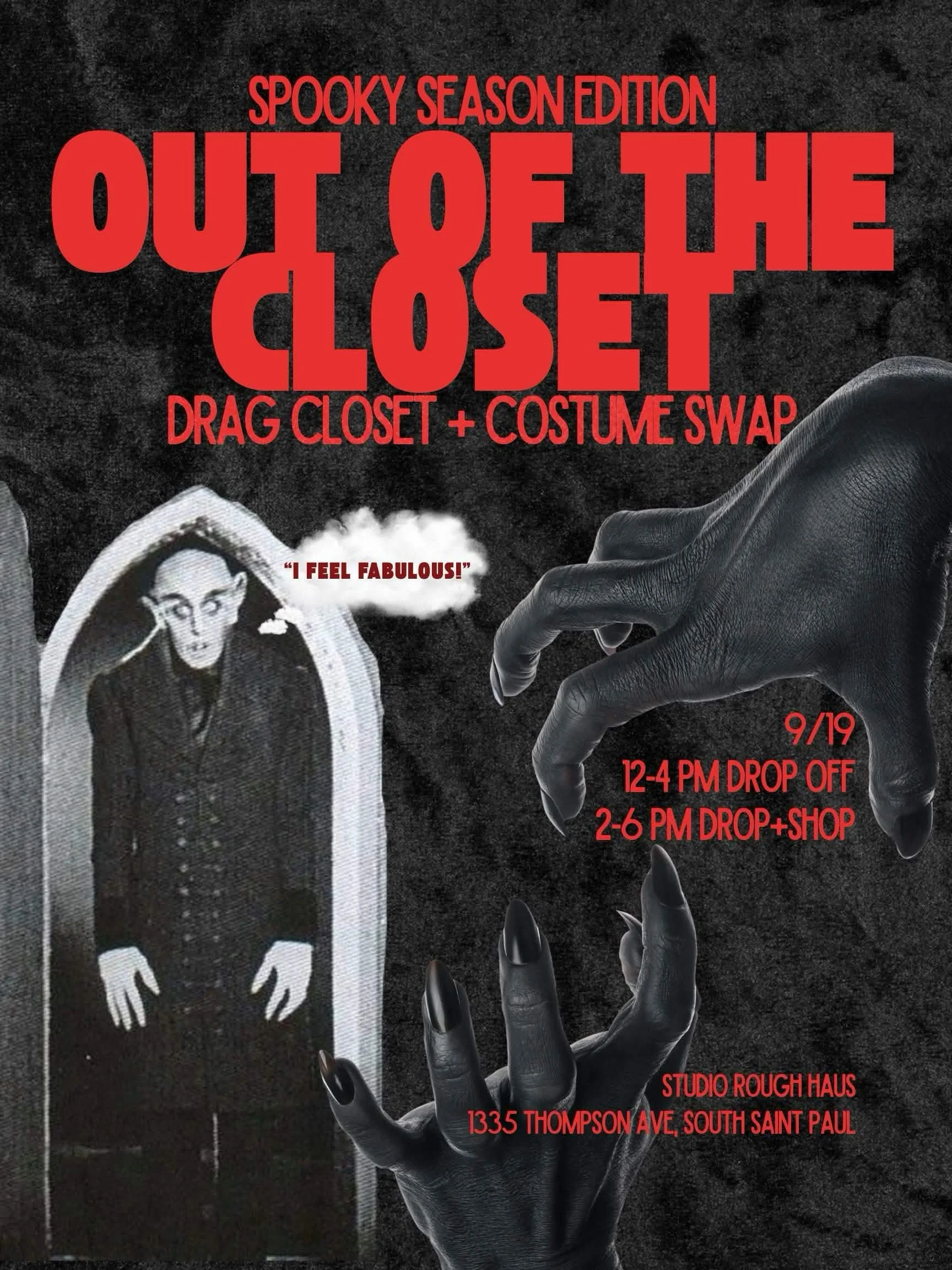 Out of the Closet Drag Closet & Costume Swap