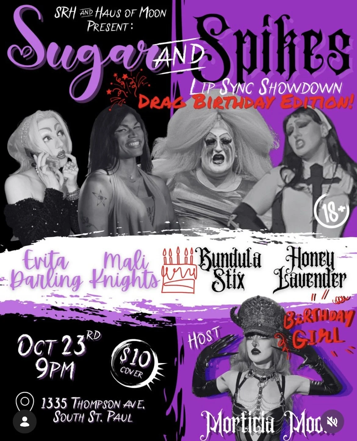 Sugar & Spikes: Drag Birthday Edition!