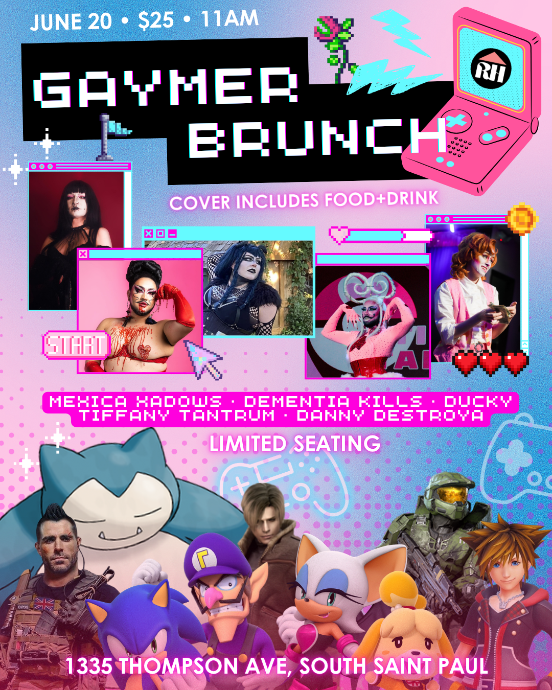 Gaymer Brunch 6/20