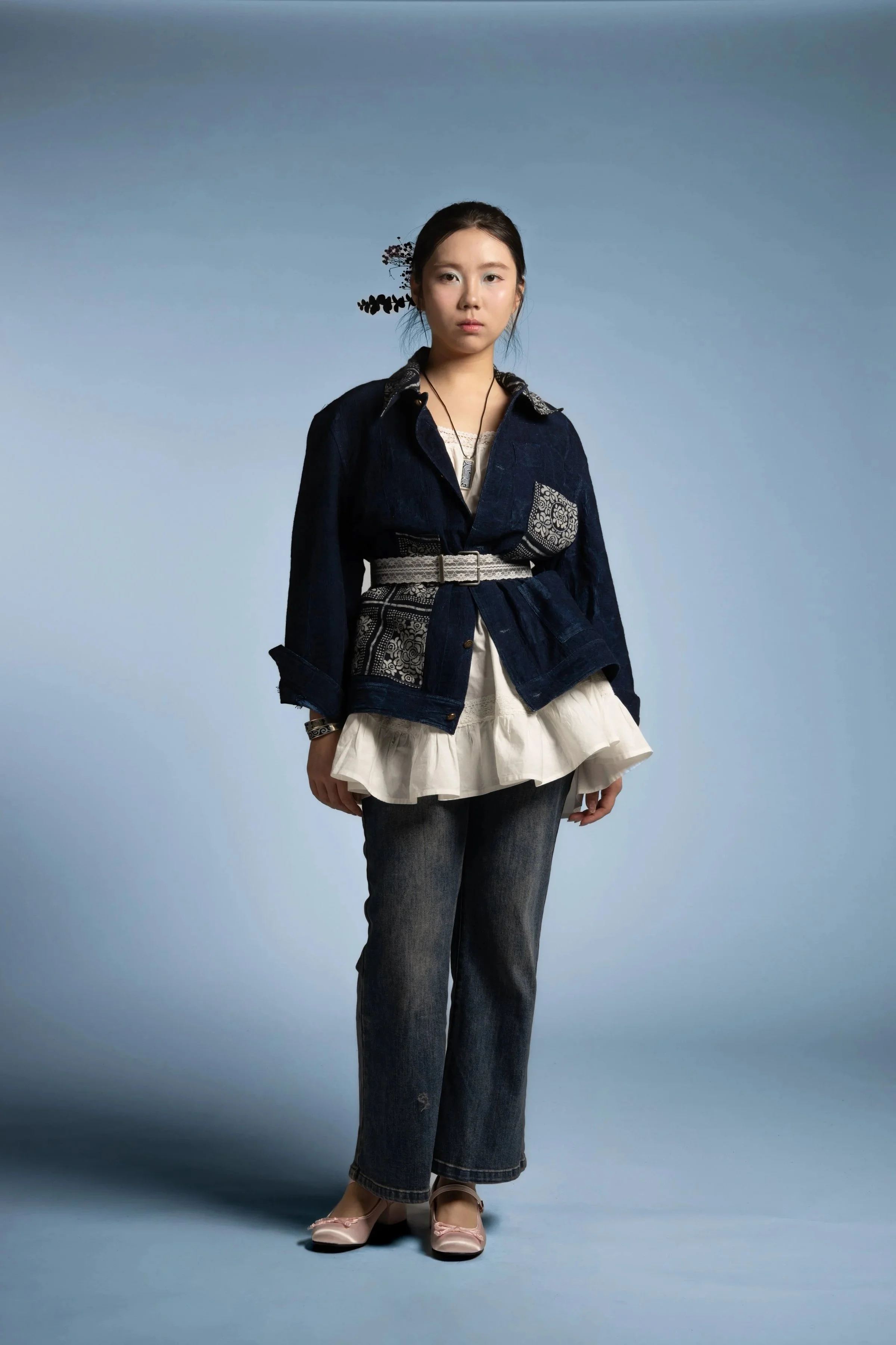 Men’s Indigo Patch Denim Jacket