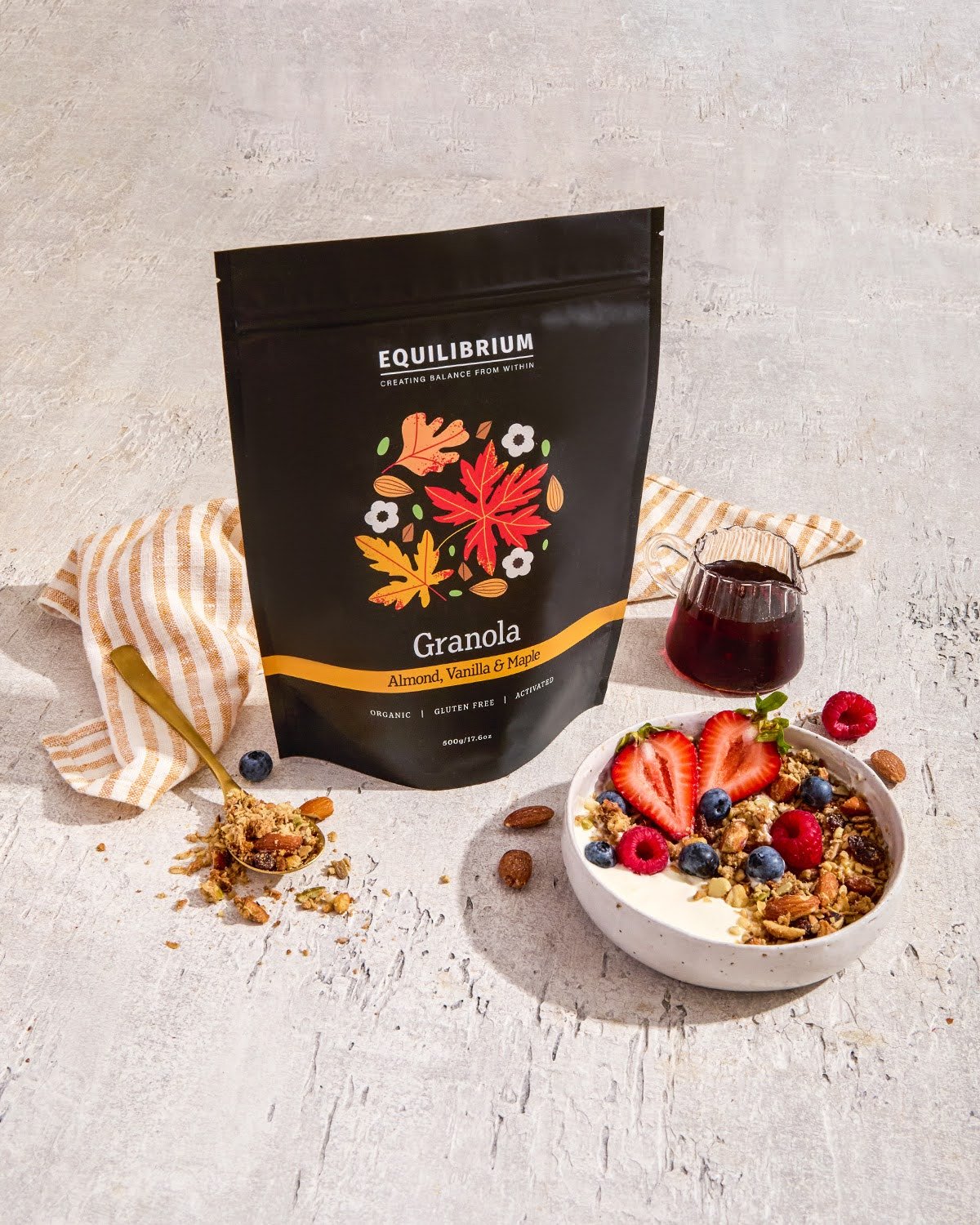 Almond Granola with Vanilla & Maple