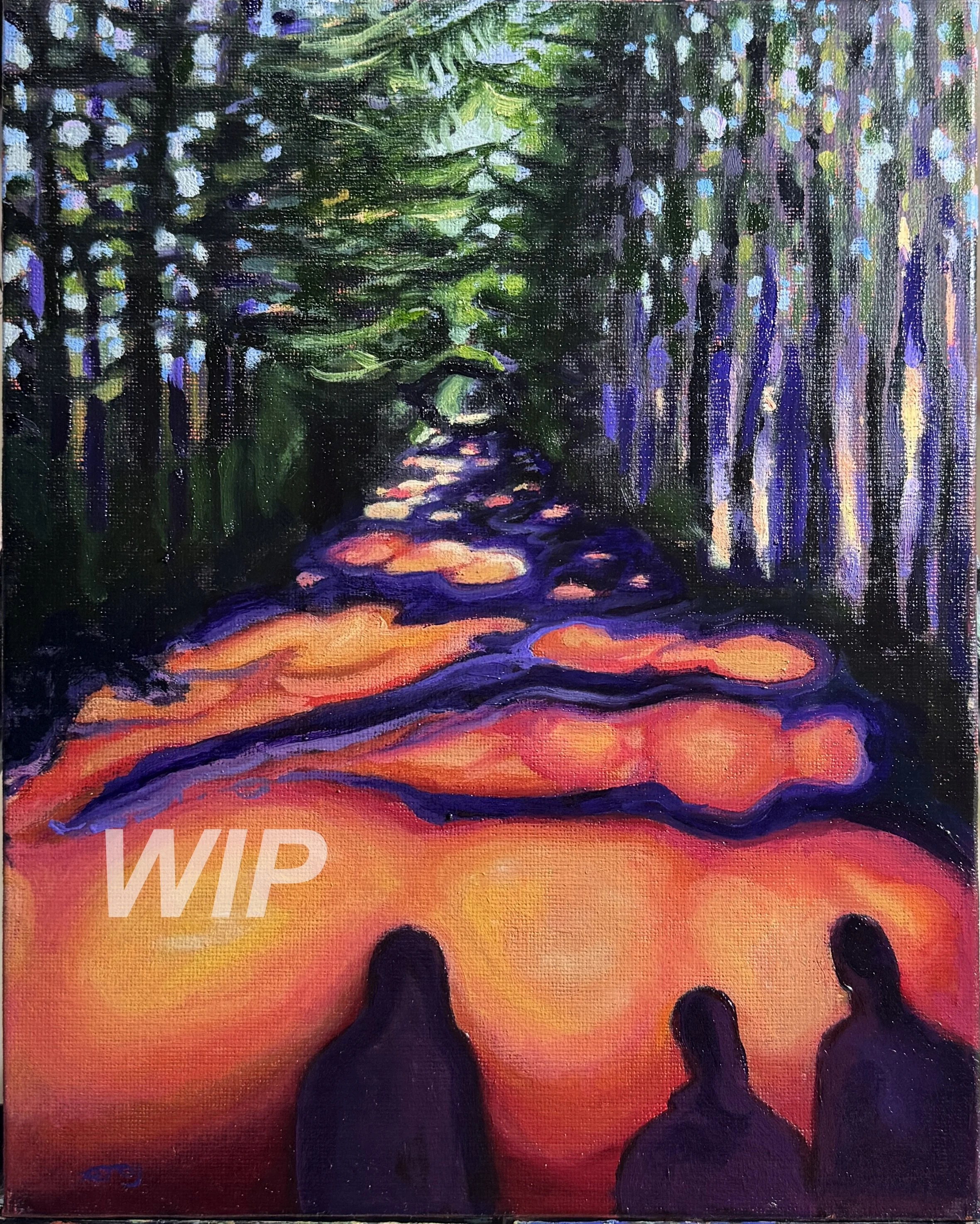 Work in progress - close to completion, 2026. Oil on 11x14” canvas board.