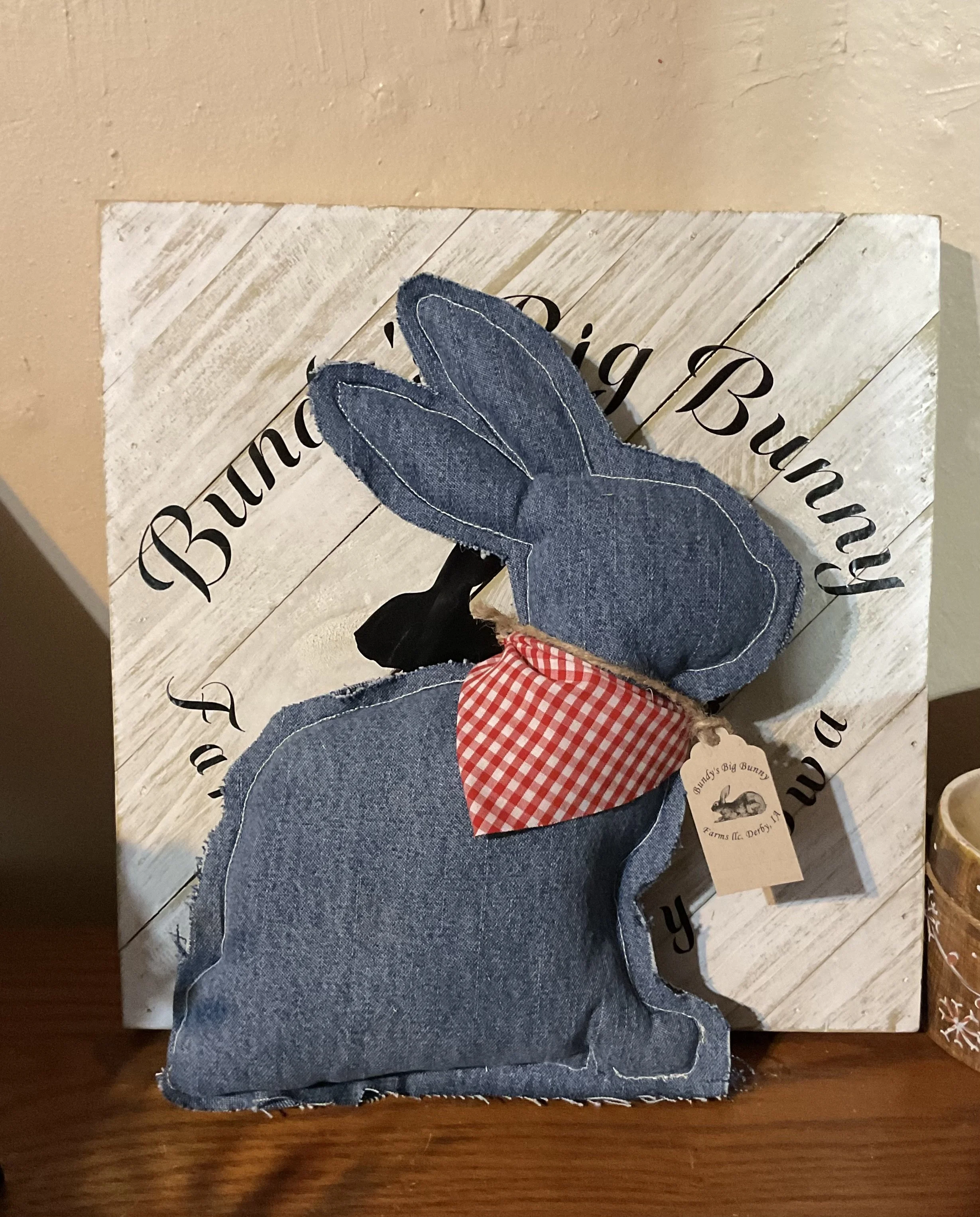 Country Time Denim Bunny