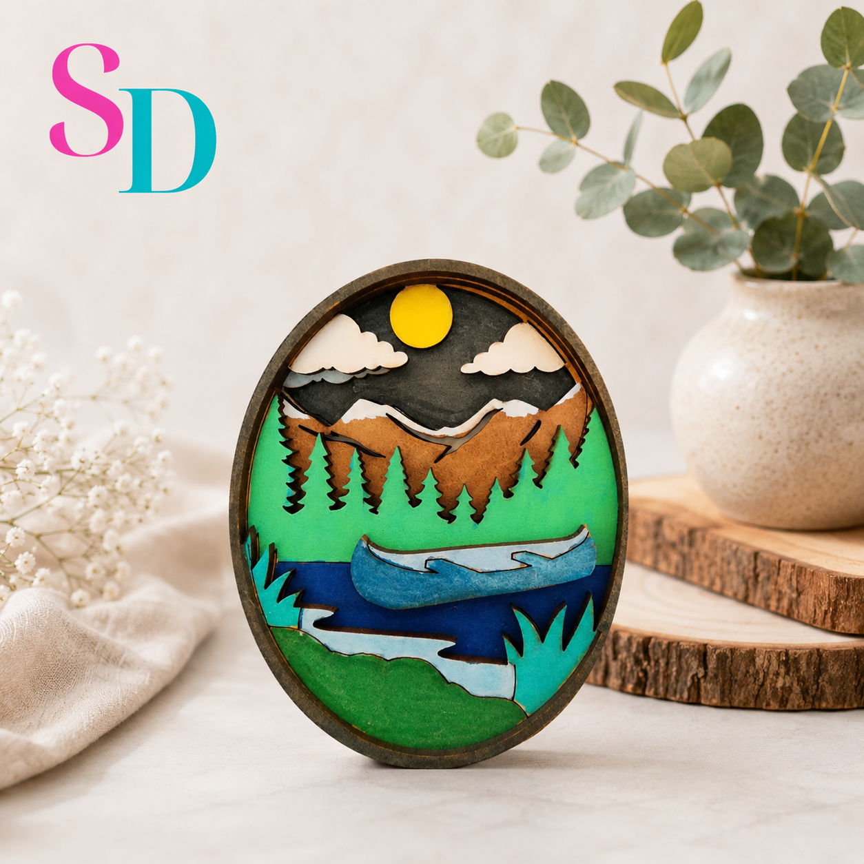 Outdoor Lake Magnet