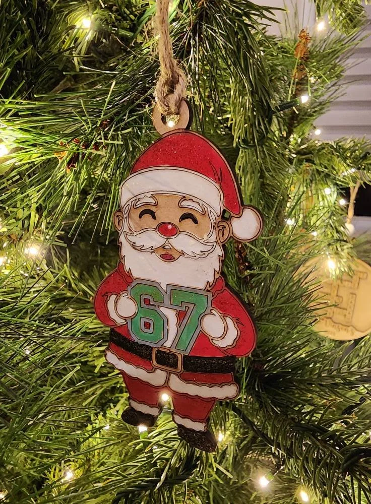 Santa 67 Ornament
