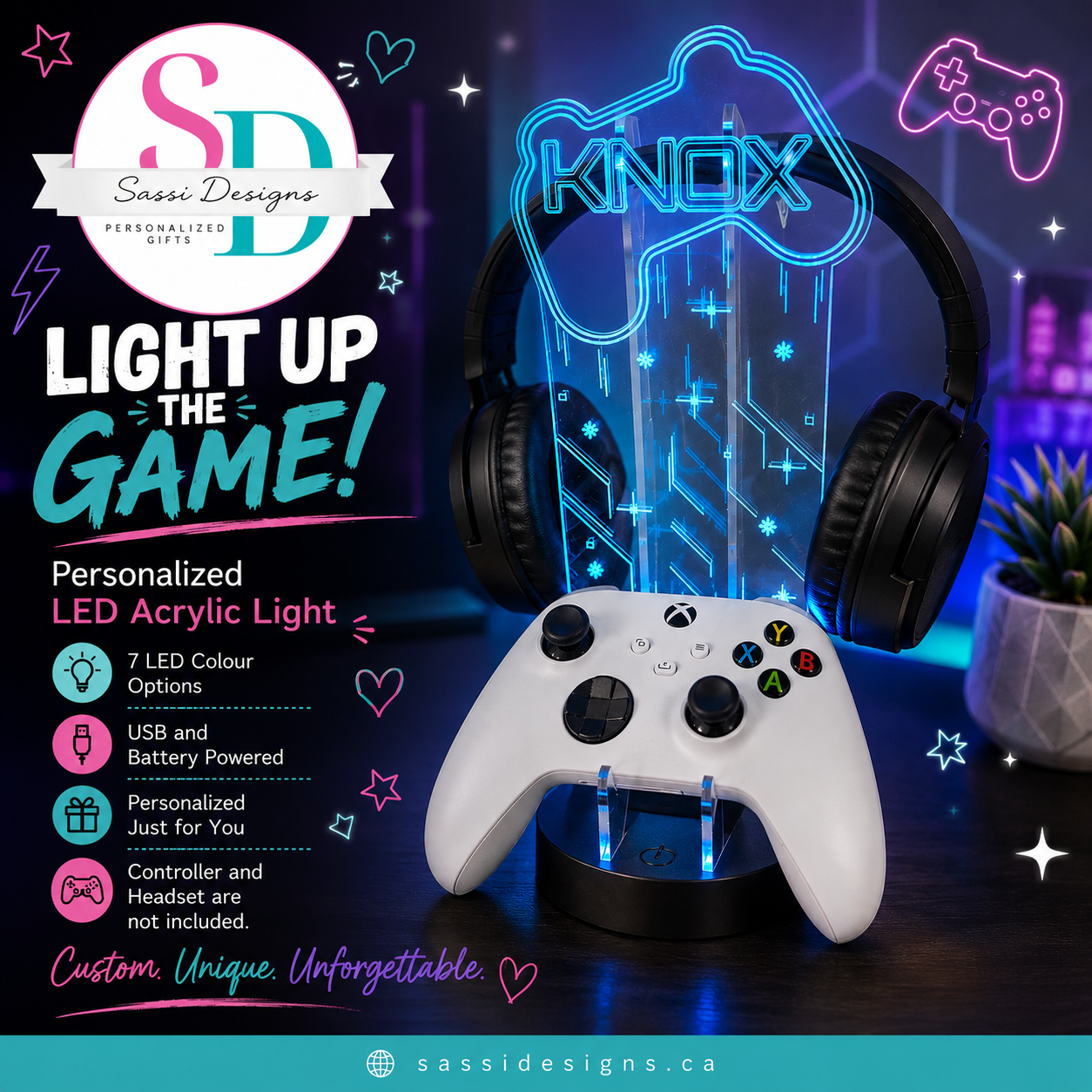 Personalized Gaming LED Display