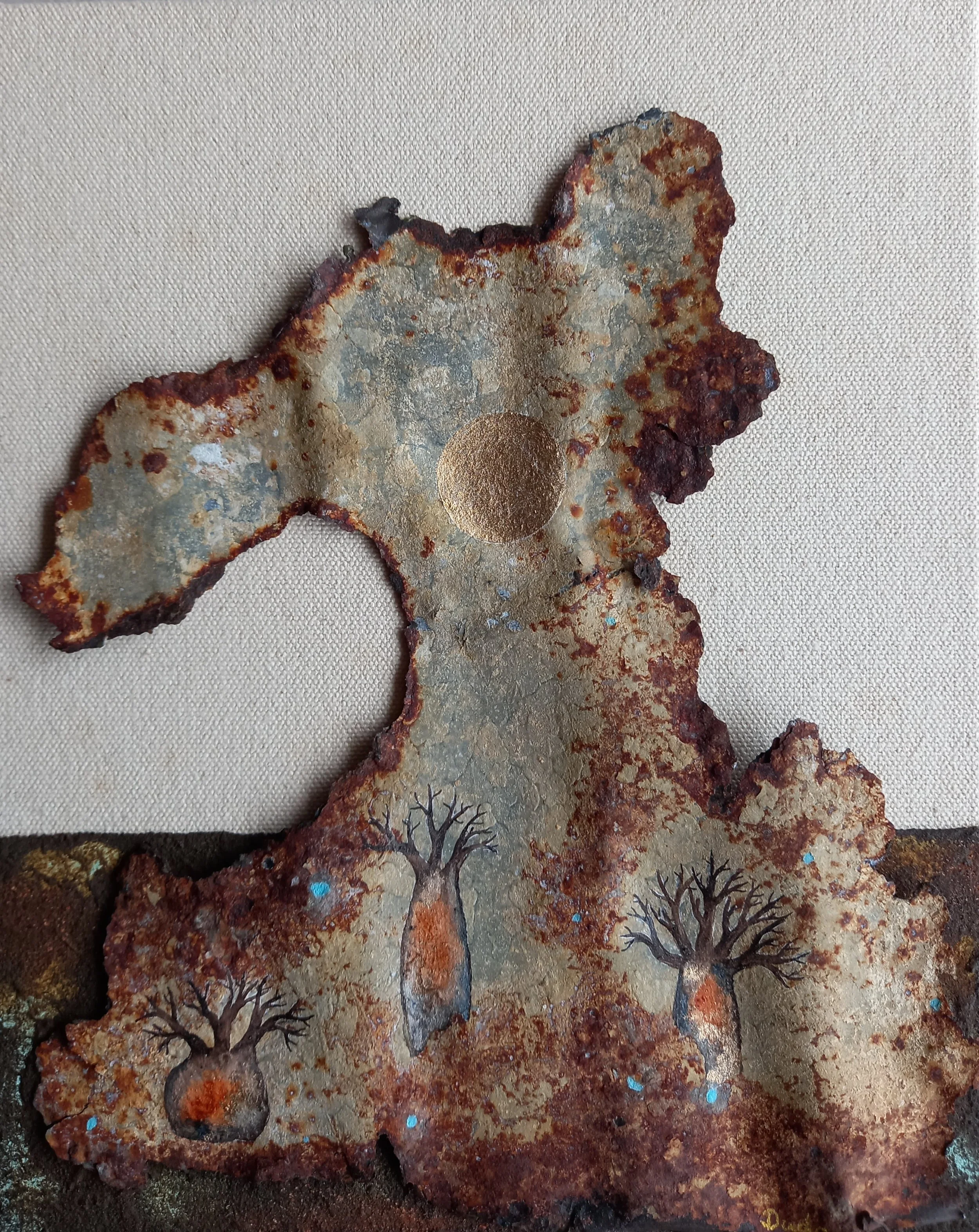 Tin on Canvas - Evi Fleischmann
