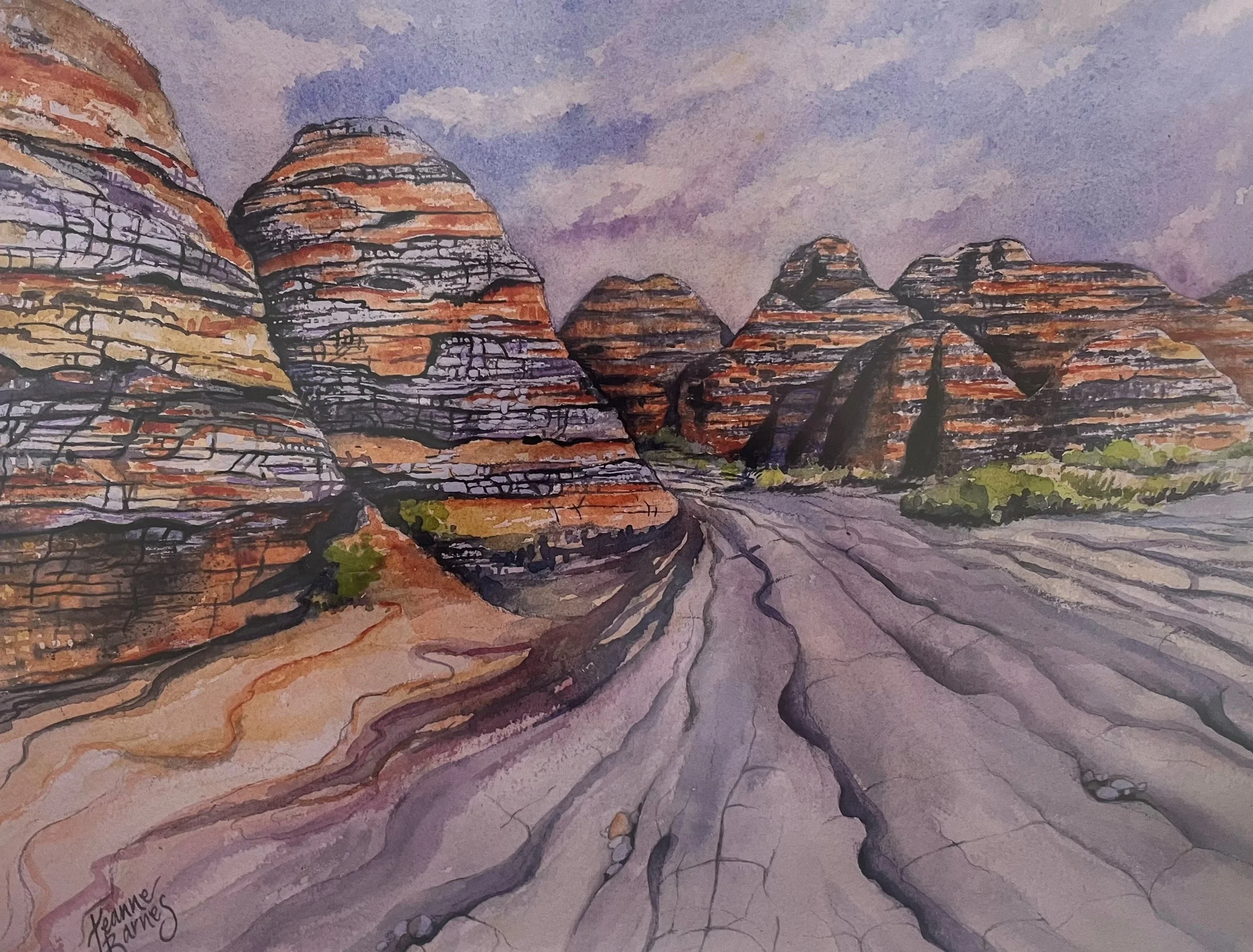 Picaninny Creek - Jeanne Barnes print