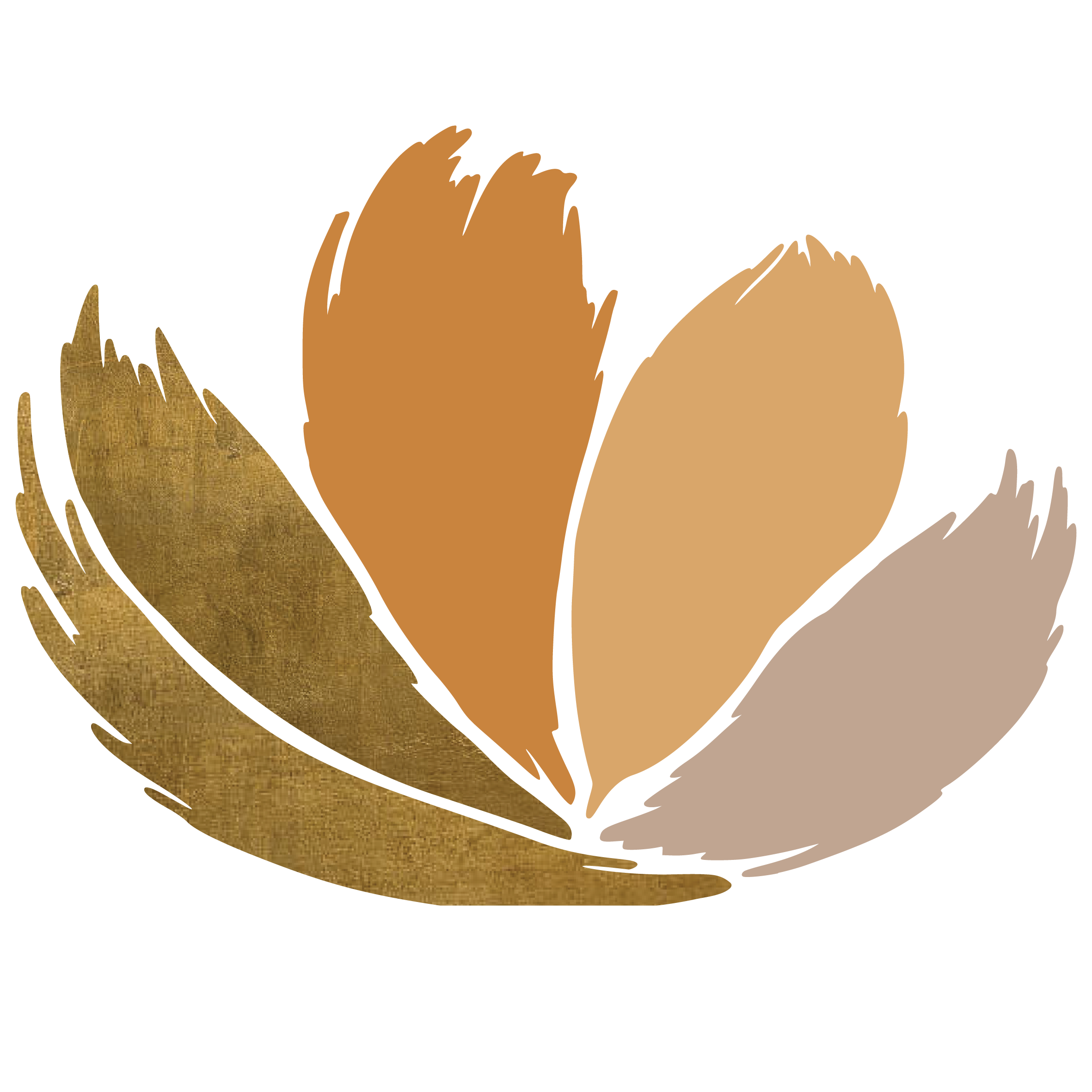 A gold-colored bar with a rough textured surface on the left side and a smooth, shiny surface on the right side.