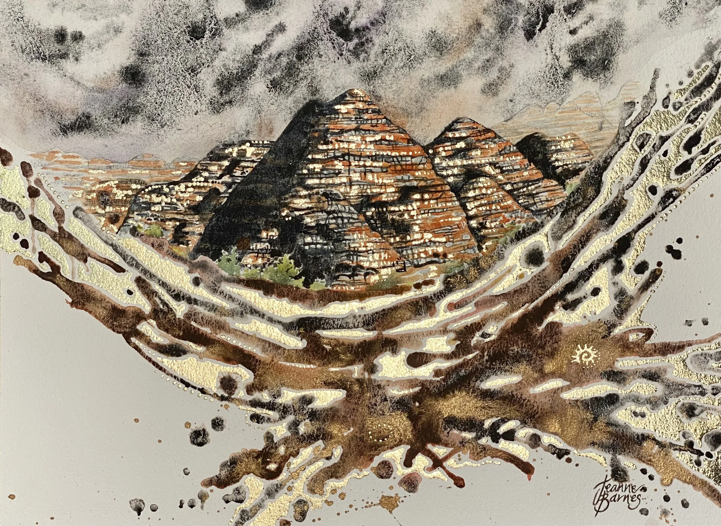 Impending Storm at Purnululu - Jeanne Barnes print