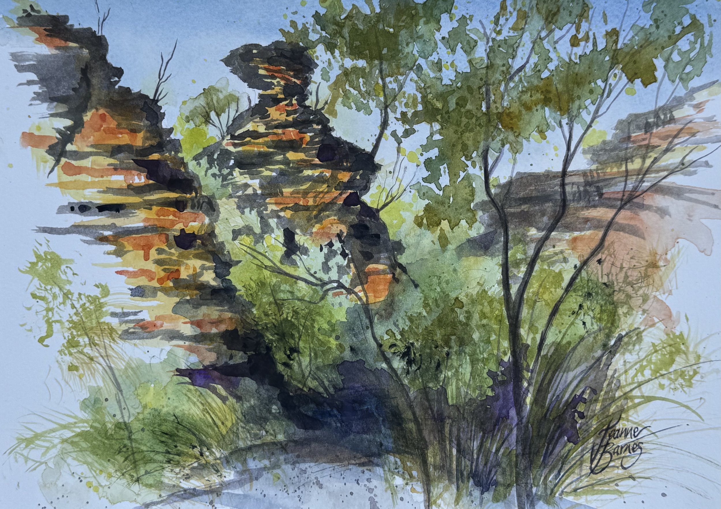 Mirima Meander 20x29cm wc paper $580 unfr.jpg