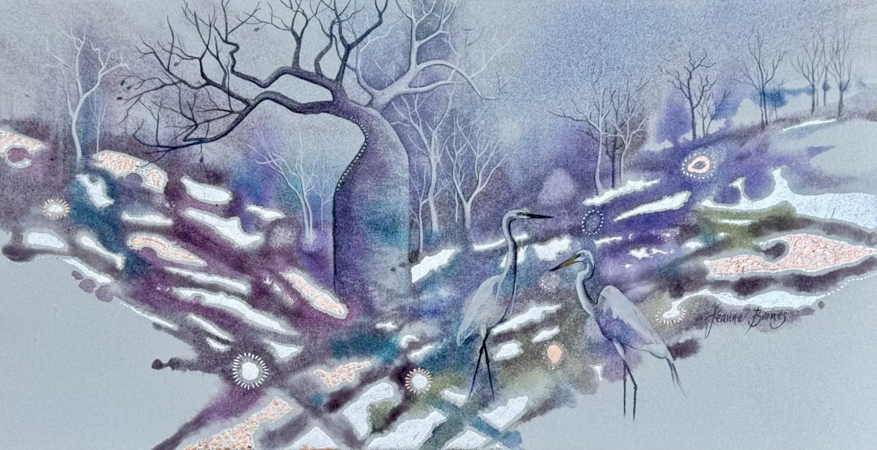 Peaceful Wanderings 26010 31x61cm wc ml canvas $1650 unfr.jpg