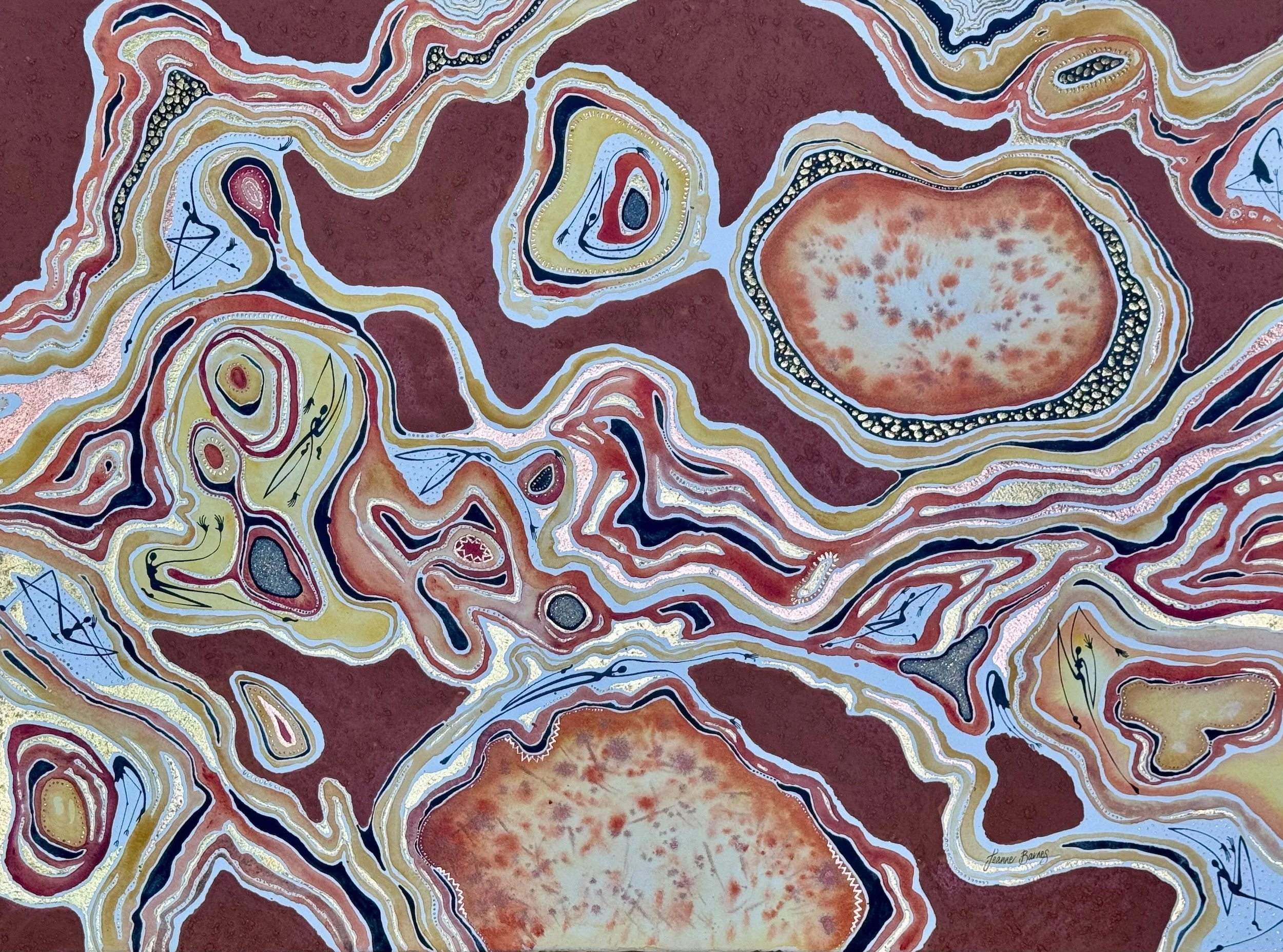 Dommett - Still Becoming 26018 57x76cm wc ml 29ct $6280 framed-2.jpg