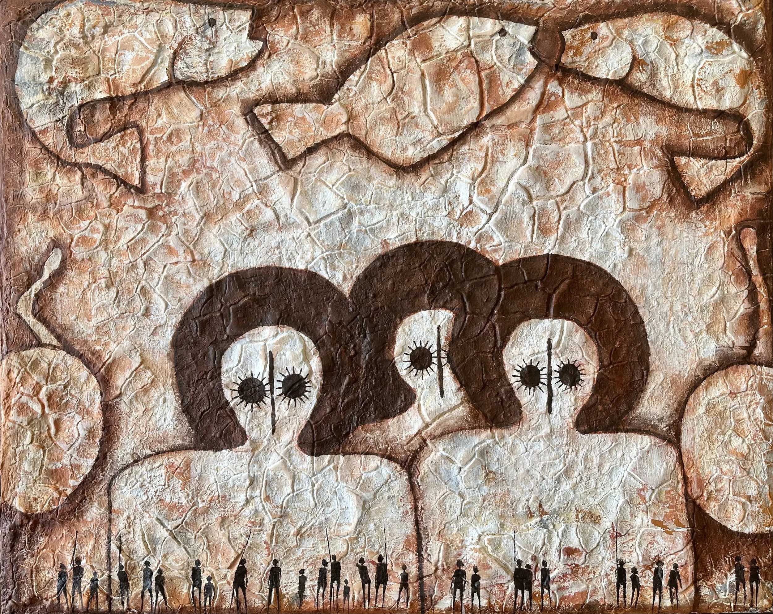 Ceremonial Gathering - Hughie Ahwon