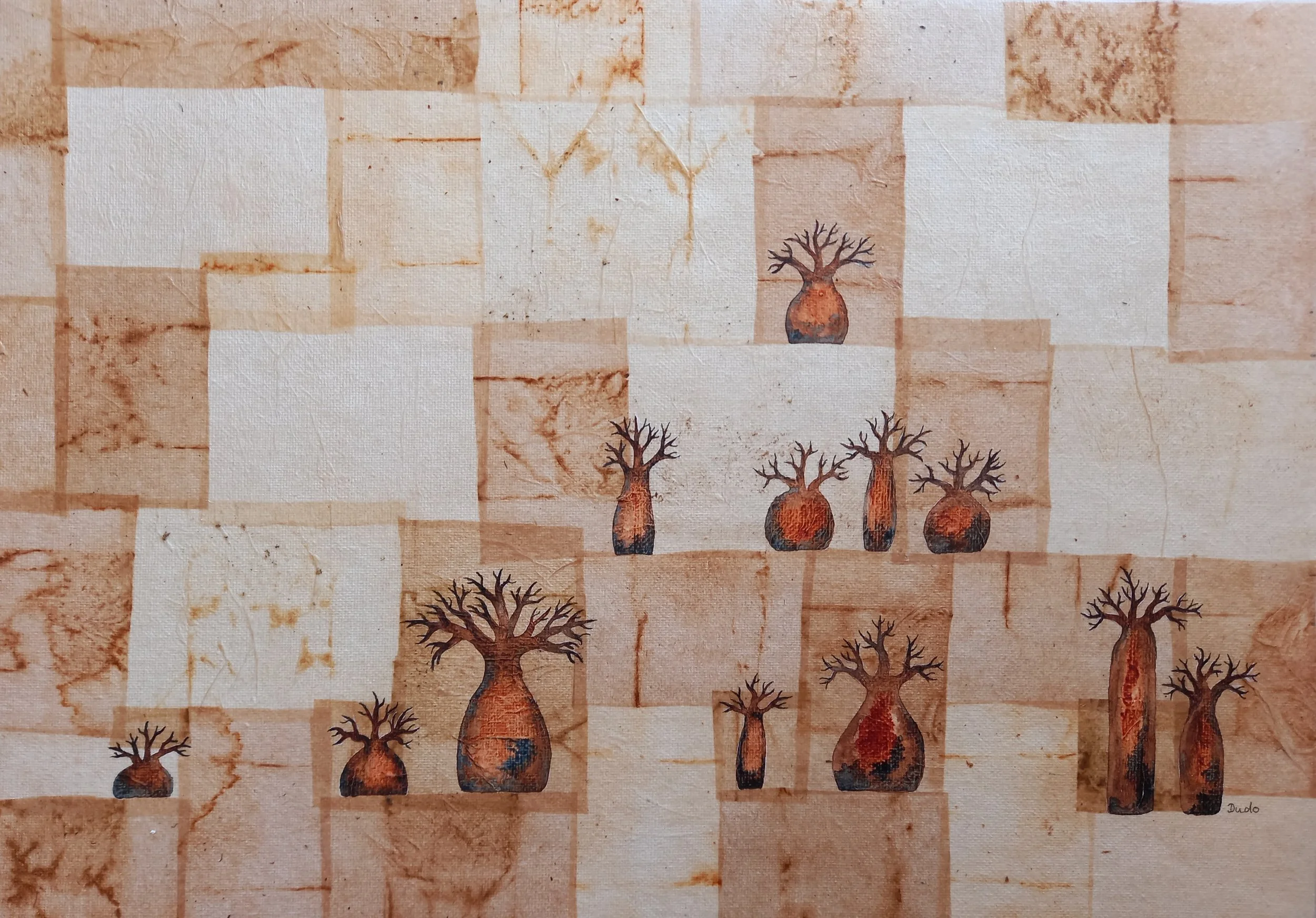 Tea Bags Landscape - Evi Fleischmann
