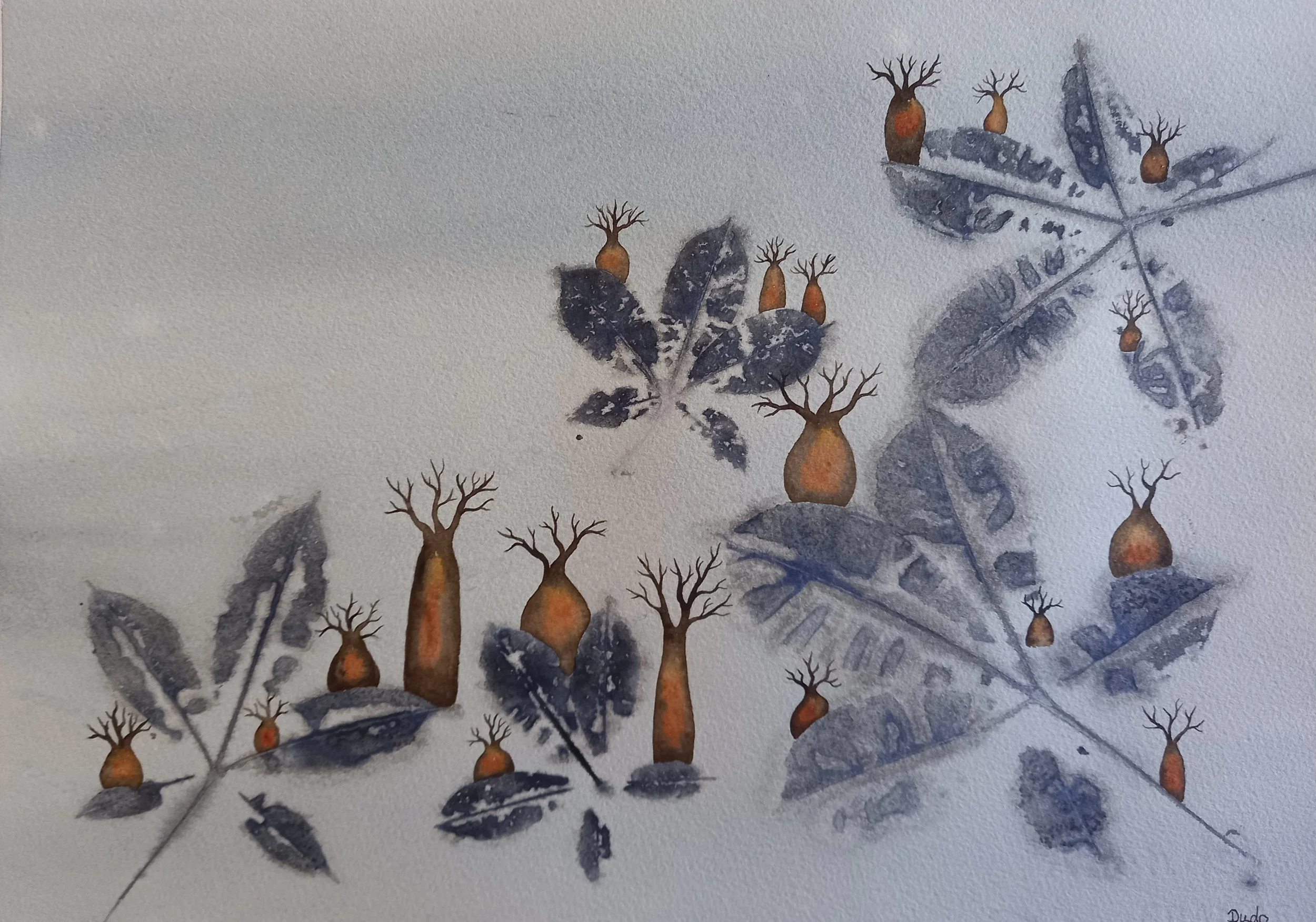 Boabs on Leaves - Evi Fleischmann