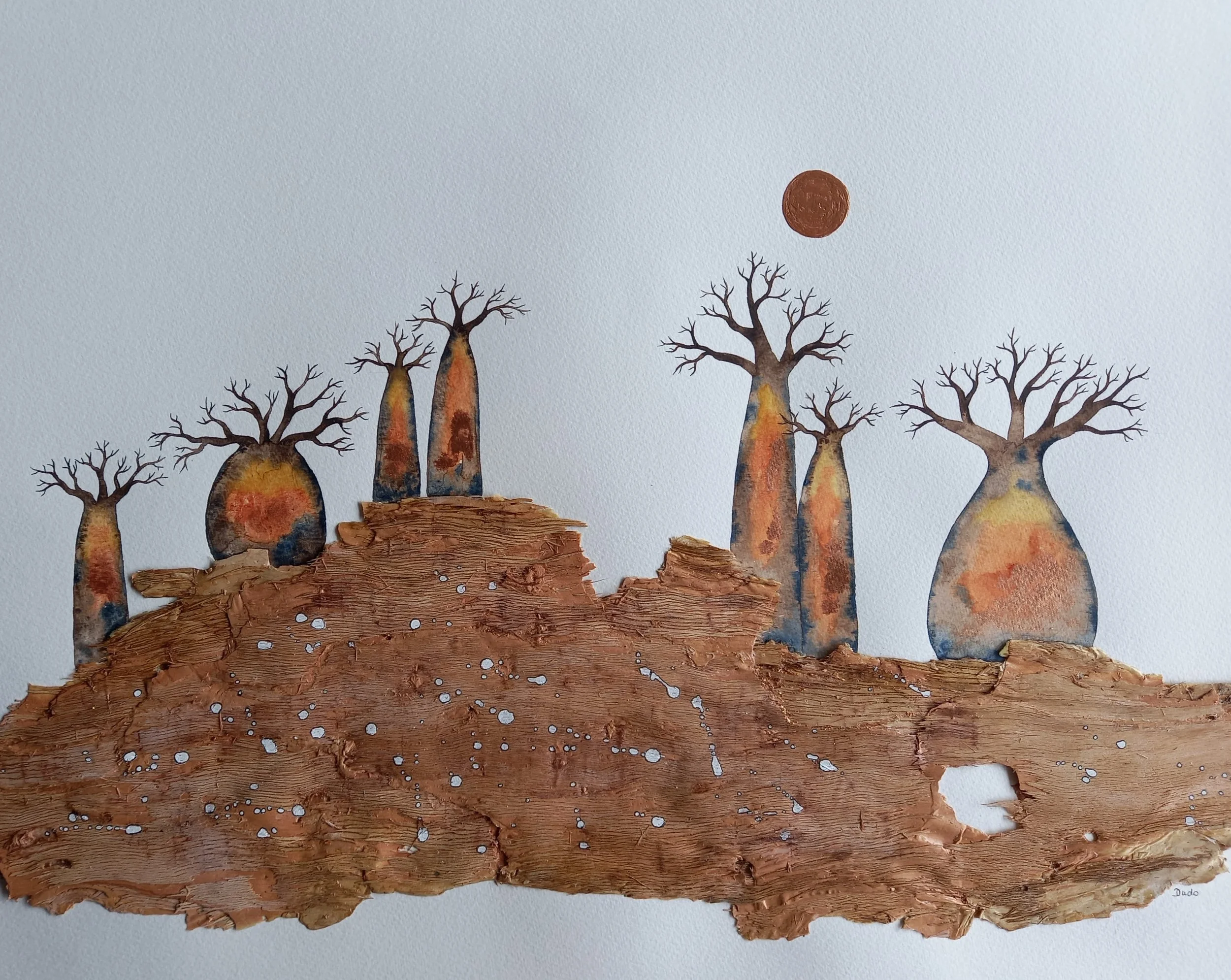 Boabs on a Bark Hill - Evi Fleischmann