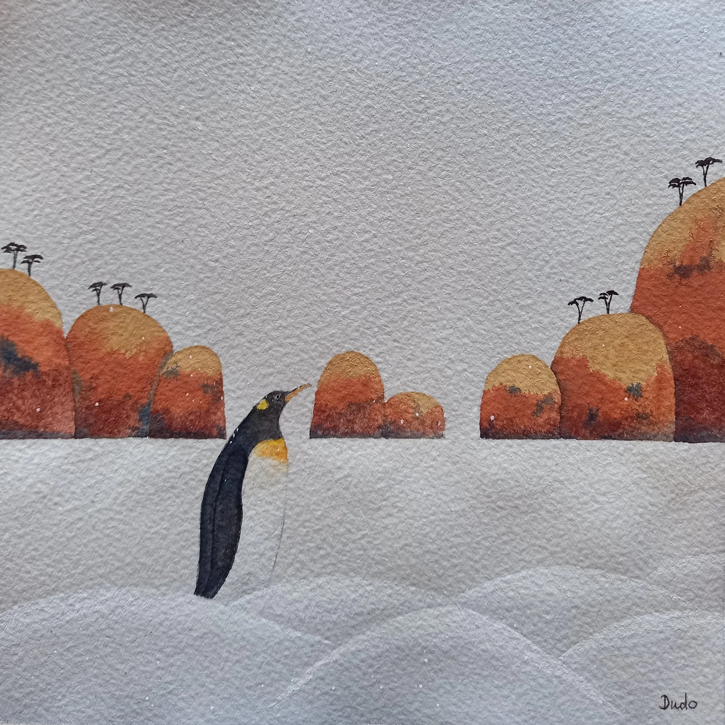 A Penguin in the Snowy Kimberley - Evi Fleischmann