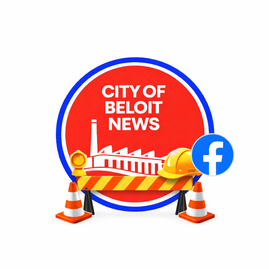 City of Beloit News website under construction — click to visit the official City of Beloit News Facebook page for local Beloit news, weather updates, and community coverage.