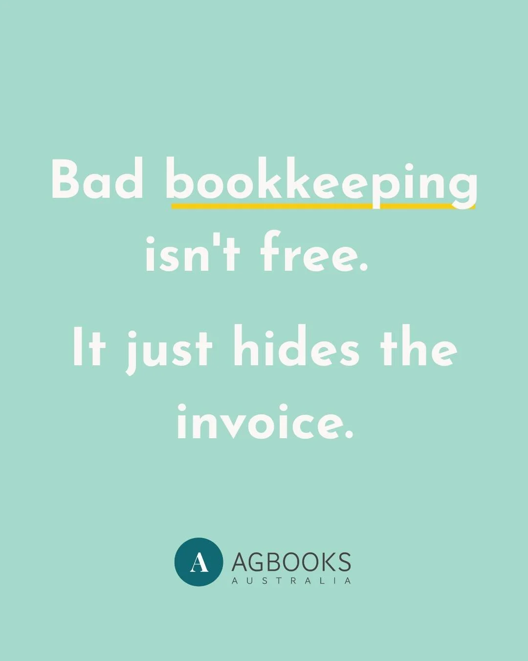 Bad bookkeeping isn't free.

It feels free... because there's no invoice for it. Nobody sends you a bill for the deductions you missed, the decisions you made on outdated numbers, or the hours your partner spent reconciling accounts at 10pm.

But the