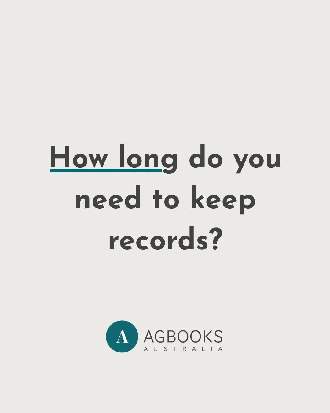 Quick one to save, not just scroll past.

Australian law sets minimum retention periods depending on the record type, and they're not all the same:
Income and expenditure records: 5 years

💲 Employee and payroll records: 7 years
🏢 Company financial