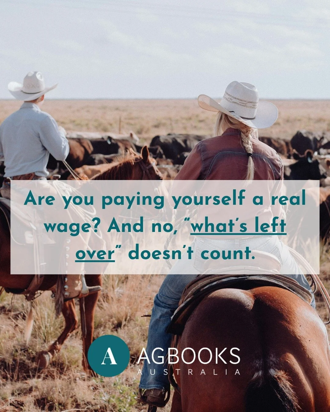 Quick gut check: if you had to pay someone else to do exactly what you do on this farm, what would you pay them? 🤔

Now... is that anywhere close to what you're actually taking out?

This is one of the most common blind spots we see. Family labour g