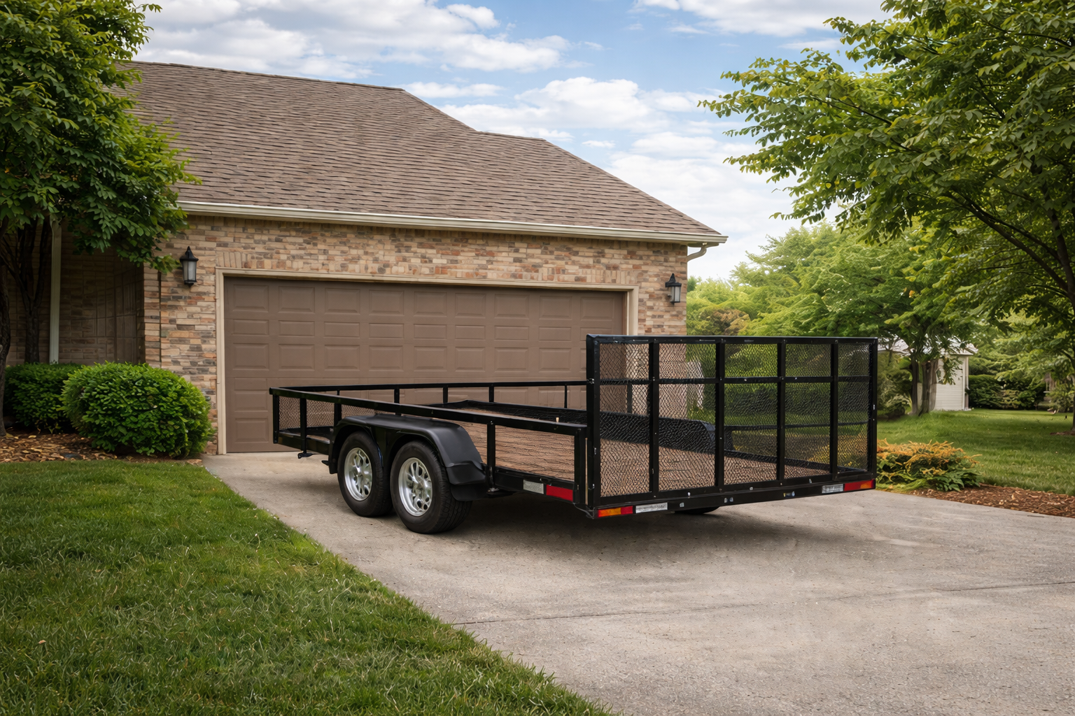 Utility trailer for trailer repair, service, and maintenance