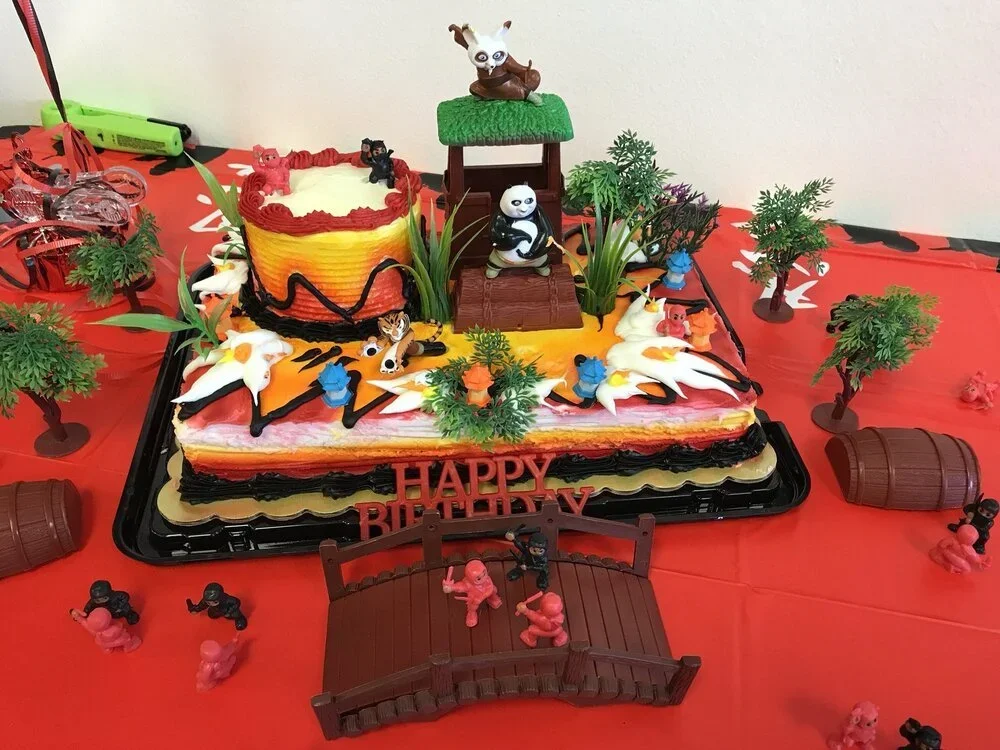 kung fu panda birthday cake