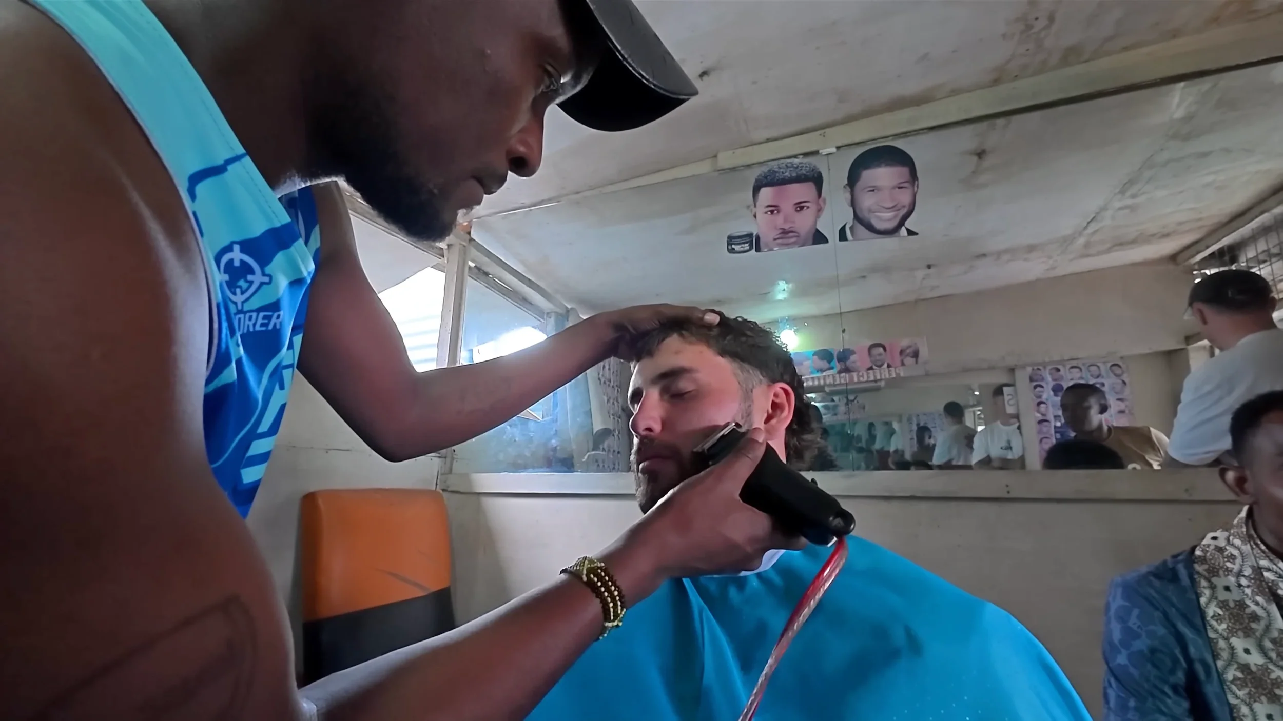 barber on Migingo Island